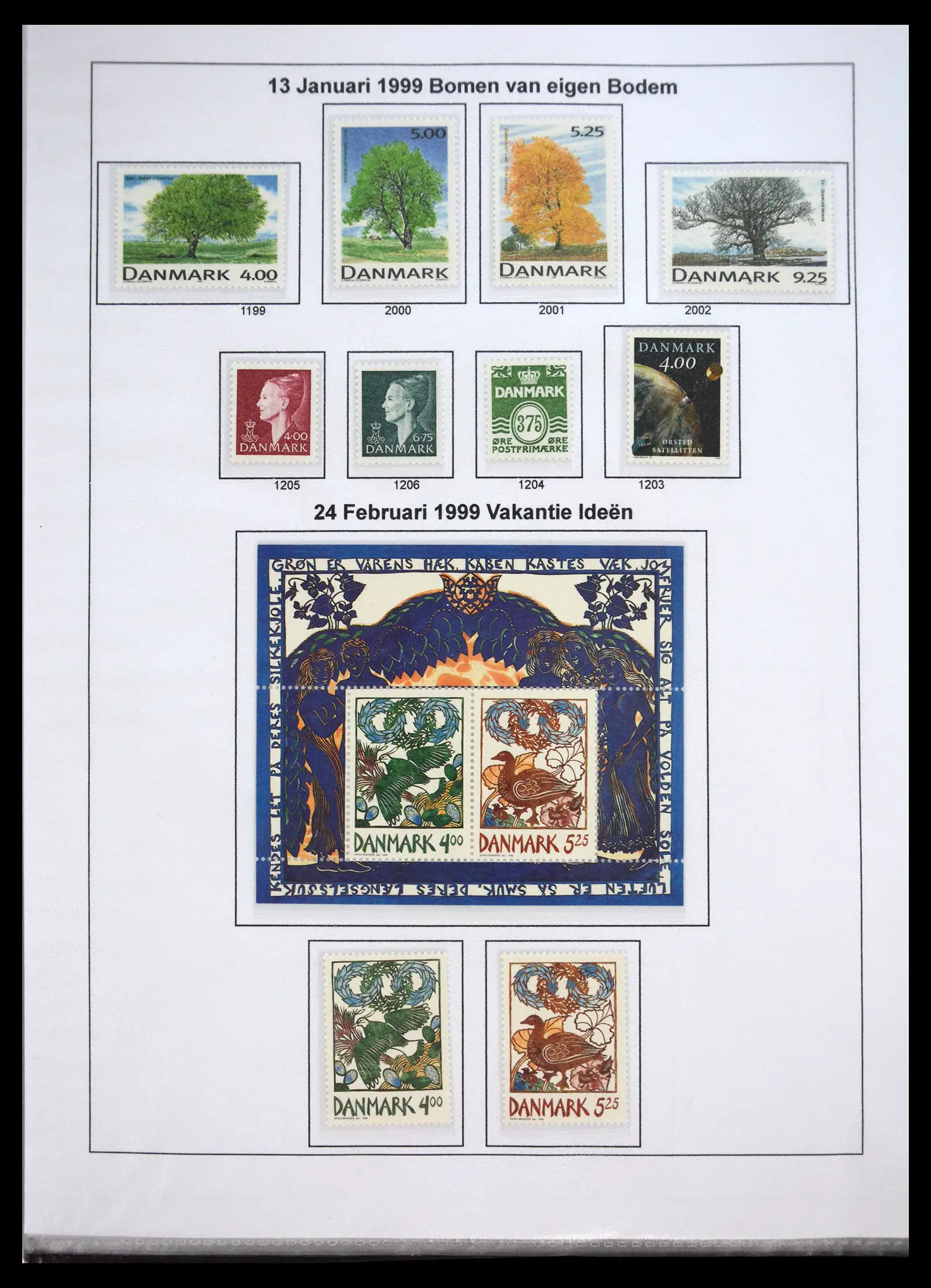 40966 0089 - Stamp collection 40966 Denmark 1851-2017.