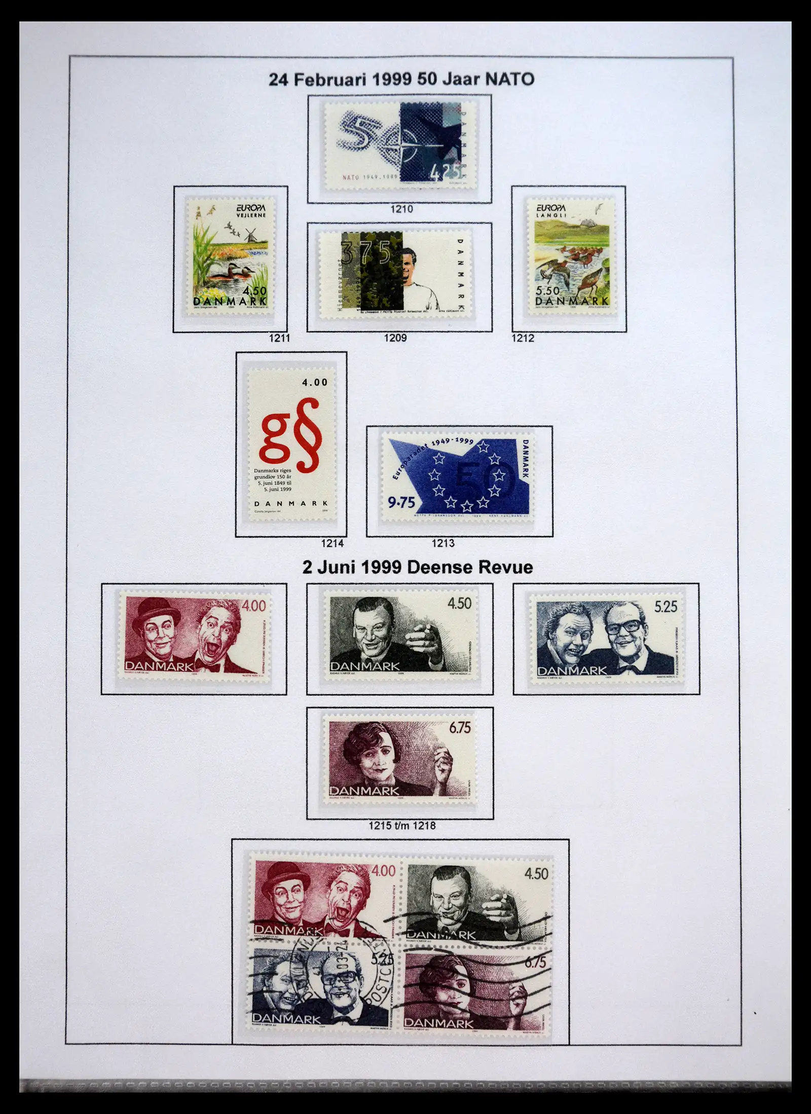 40966 0090 - Stamp collection 40966 Denmark 1851-2017.