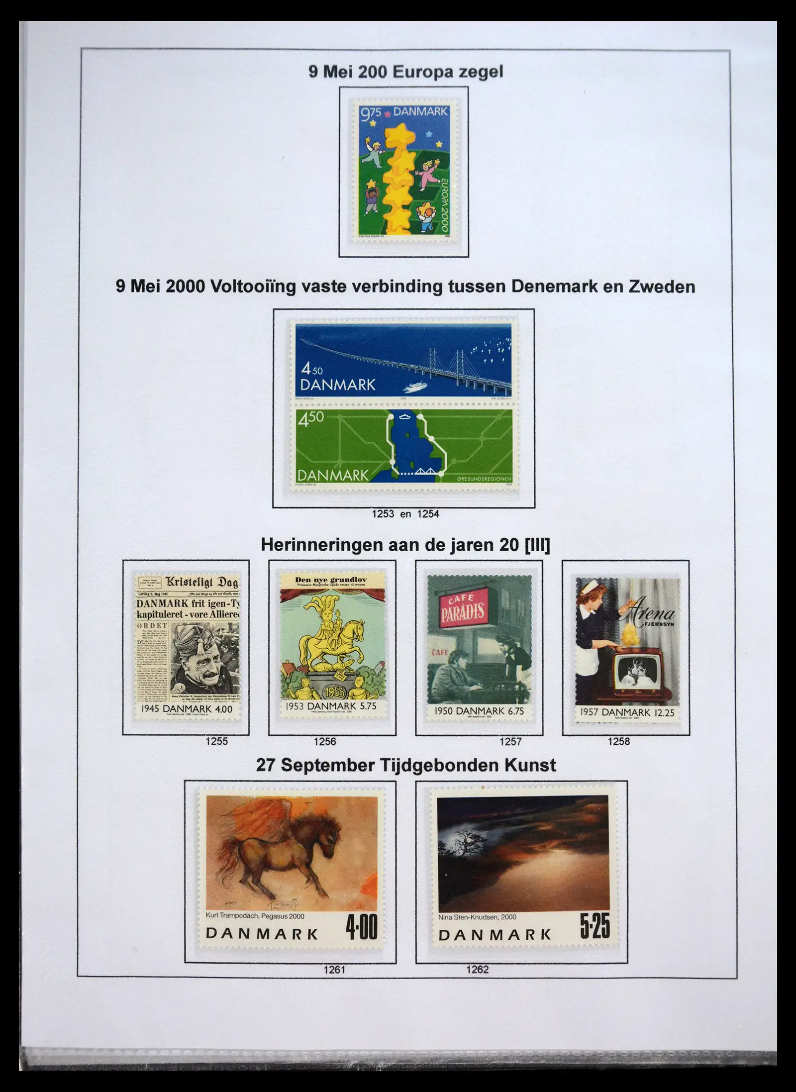 40966 0094 - Stamp collection 40966 Denmark 1851-2017.