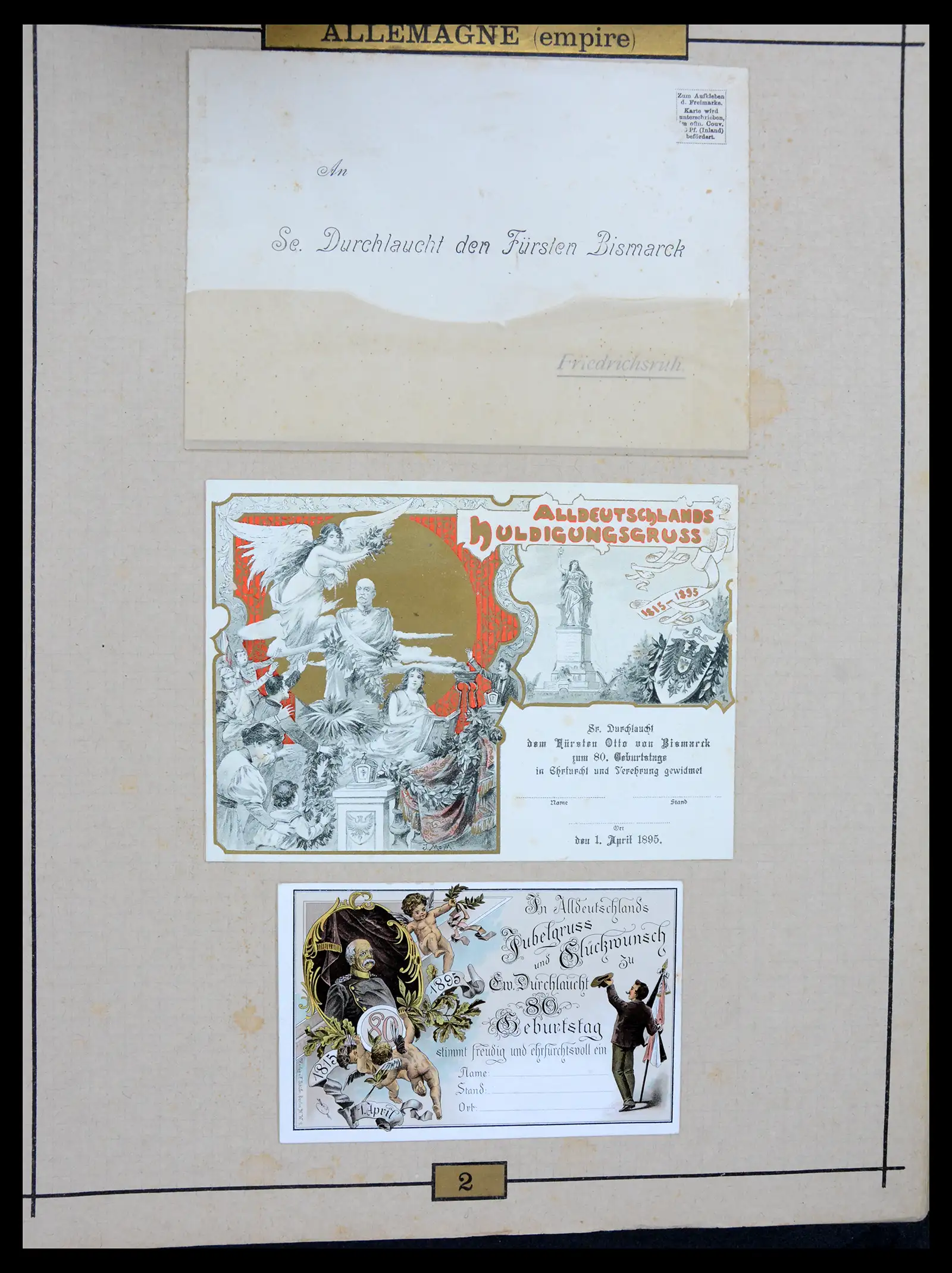 40968 0011 - Stamp collection 40968 Germany postal stationary collection 1846-1919.