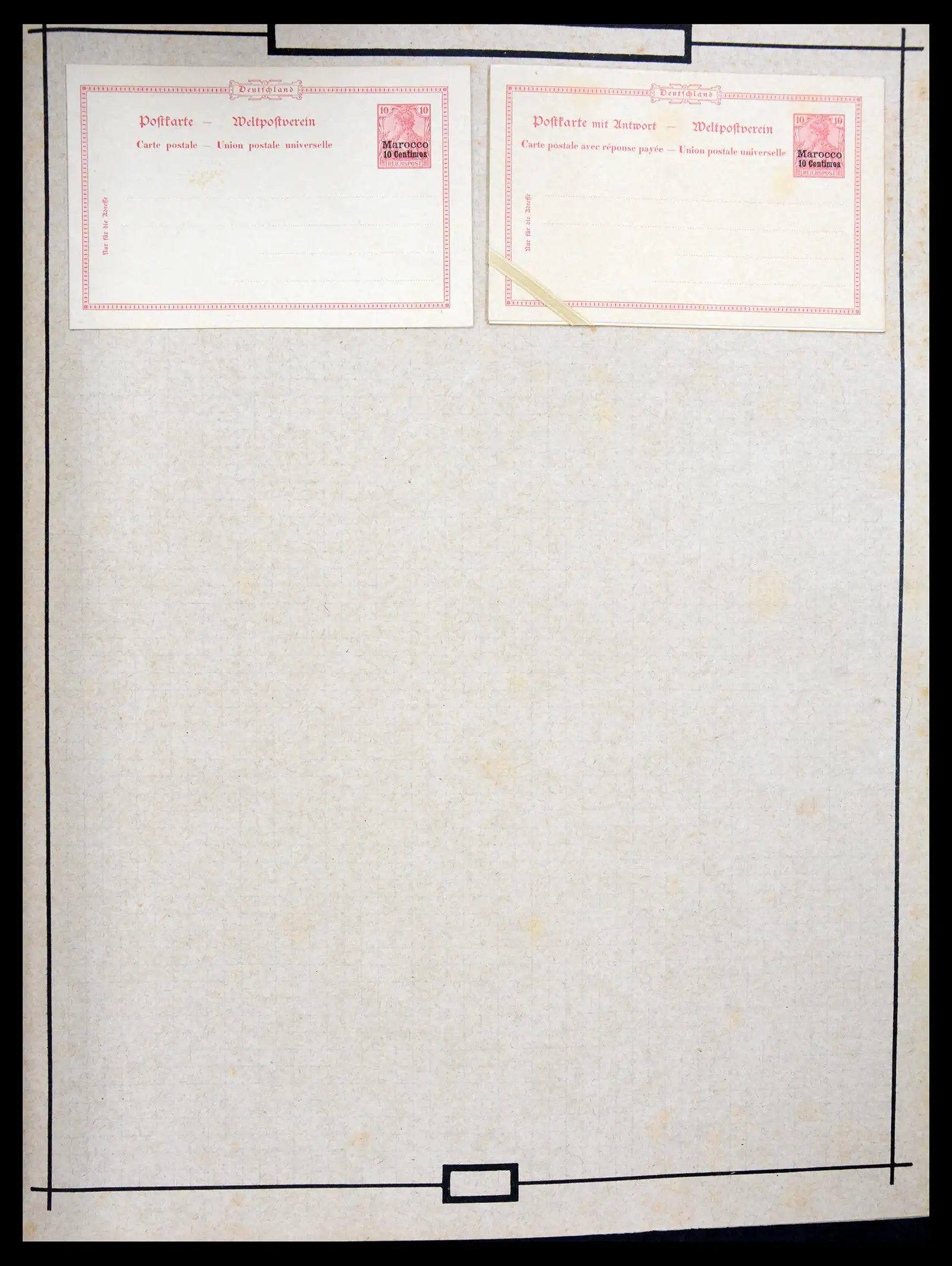 40968 0026 - Stamp collection 40968 Germany postal stationary collection 1846-1919.