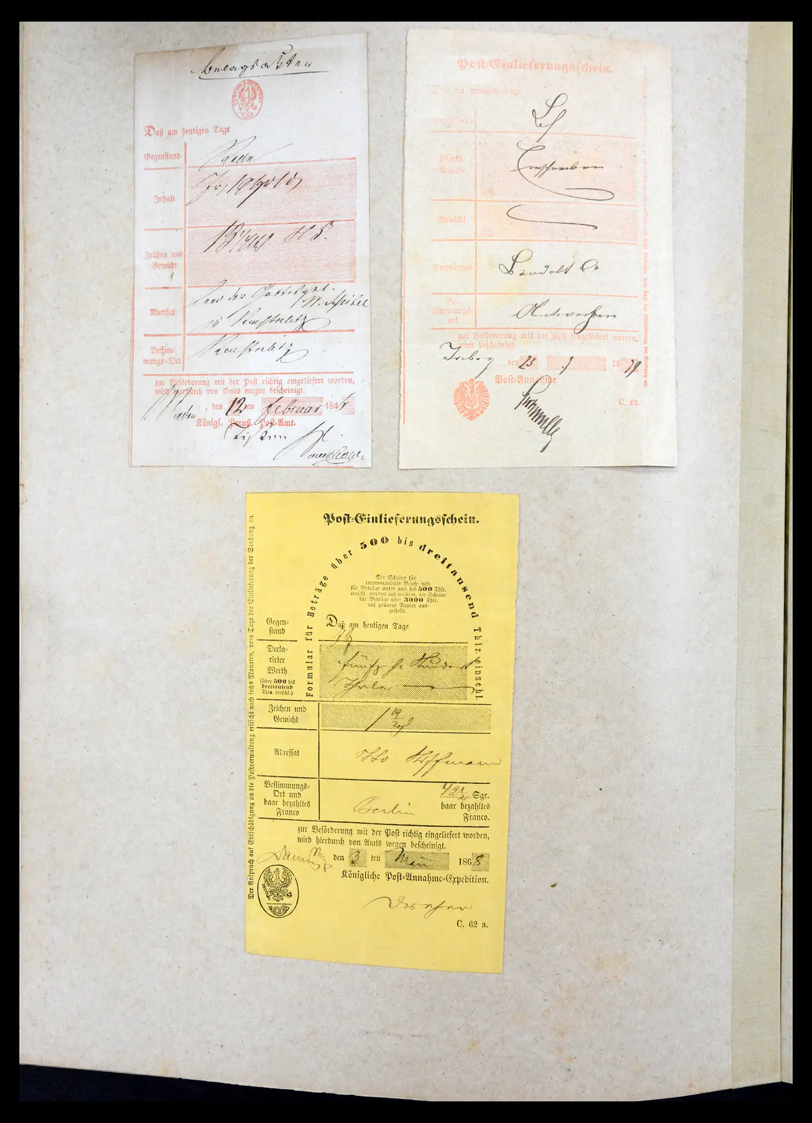 40968 0044 - Stamp collection 40968 Germany postal stationary collection 1846-1919.