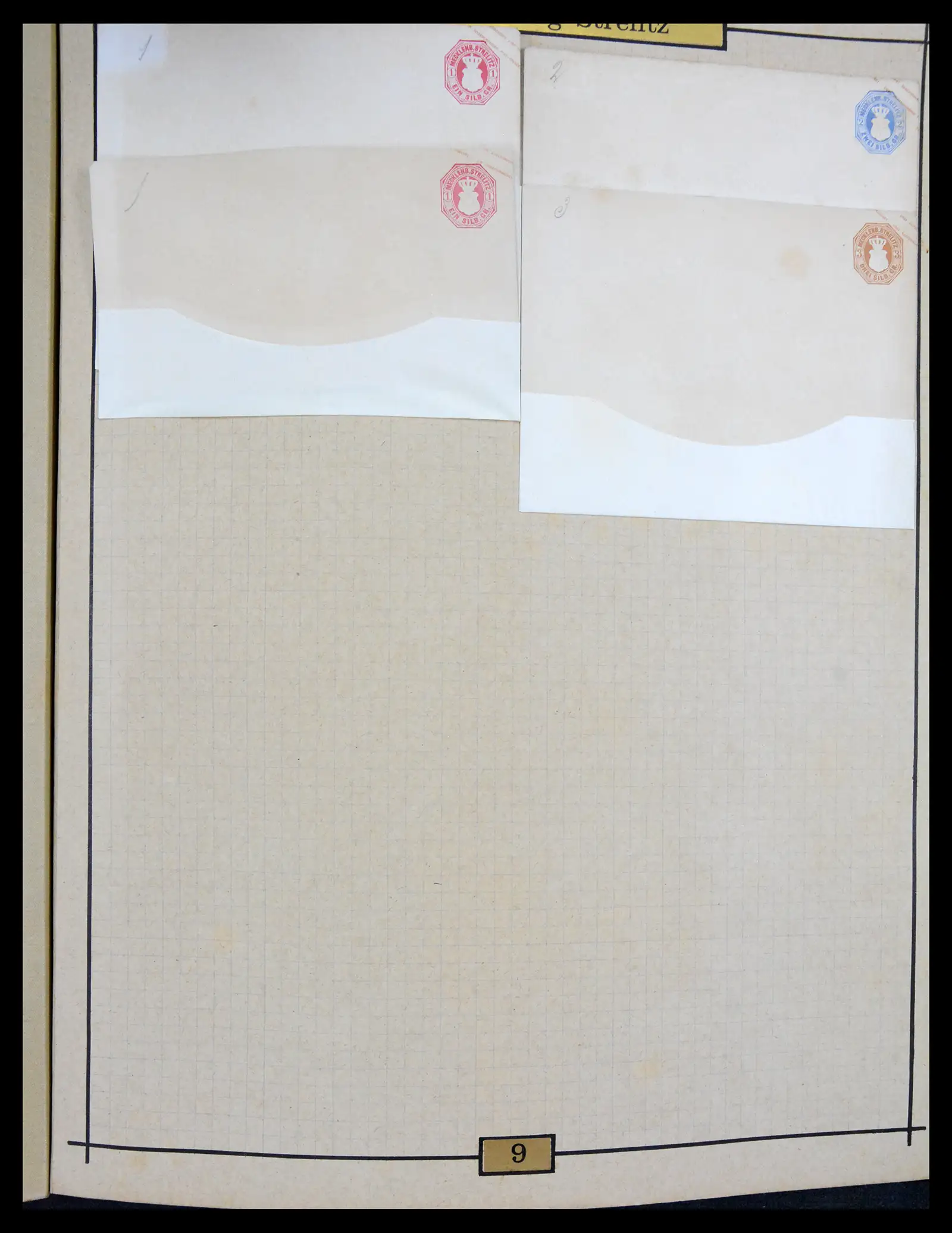 40968 0051 - Stamp collection 40968 Germany postal stationary collection 1846-1919.