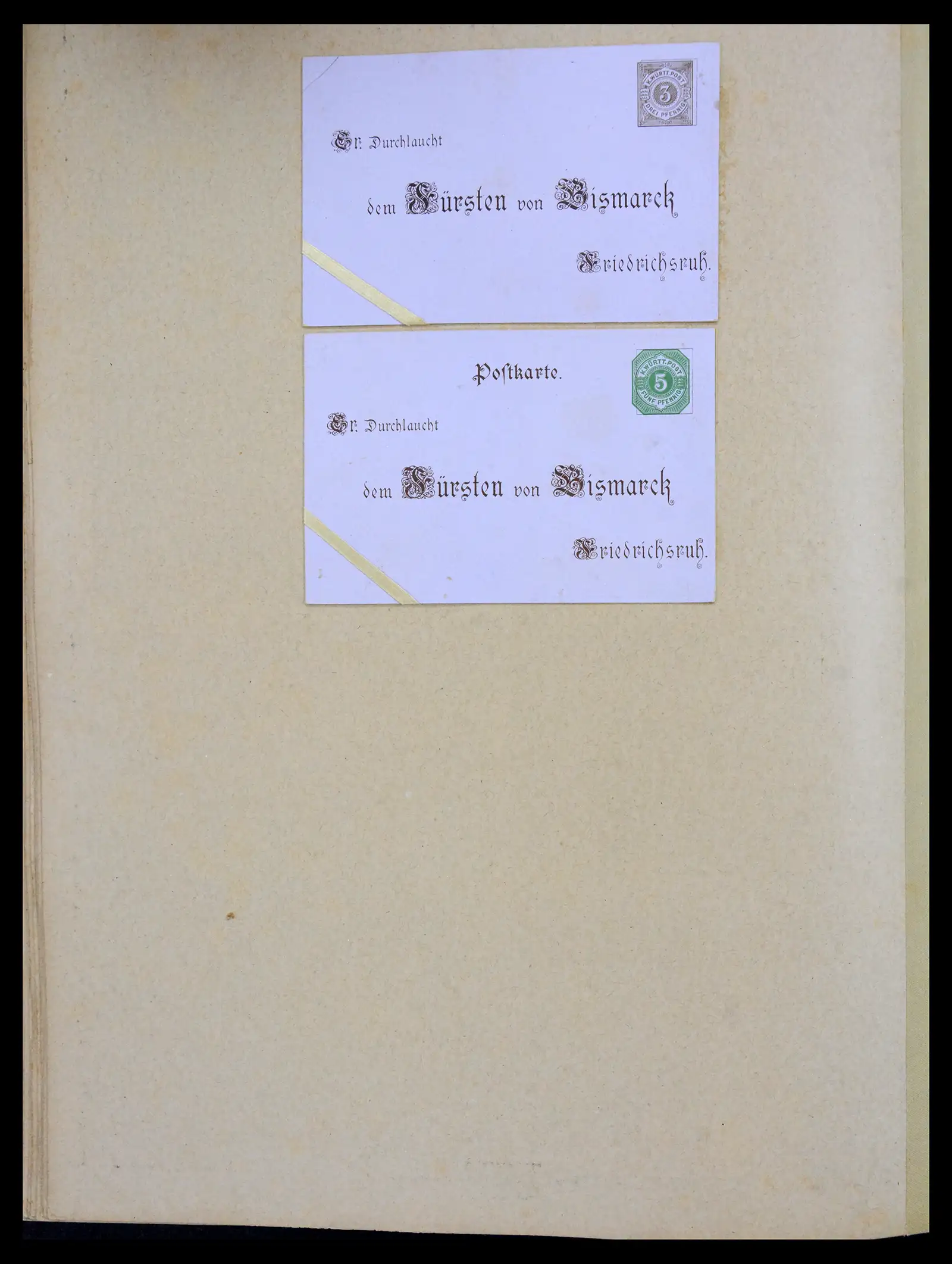 40968 0063 - Stamp collection 40968 Germany postal stationary collection 1846-1919.