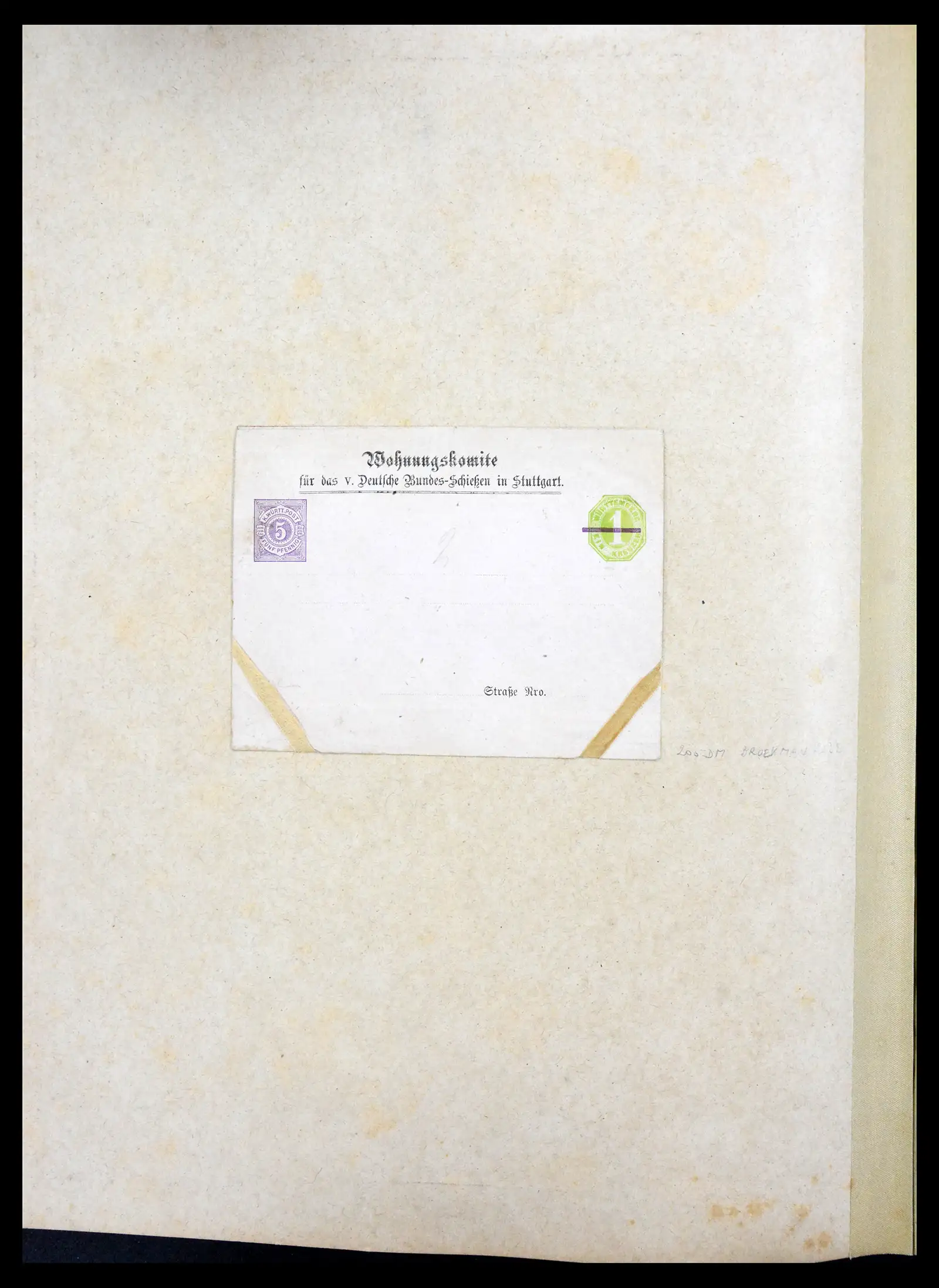 40968 0065 - Stamp collection 40968 Germany postal stationary collection 1846-1919.