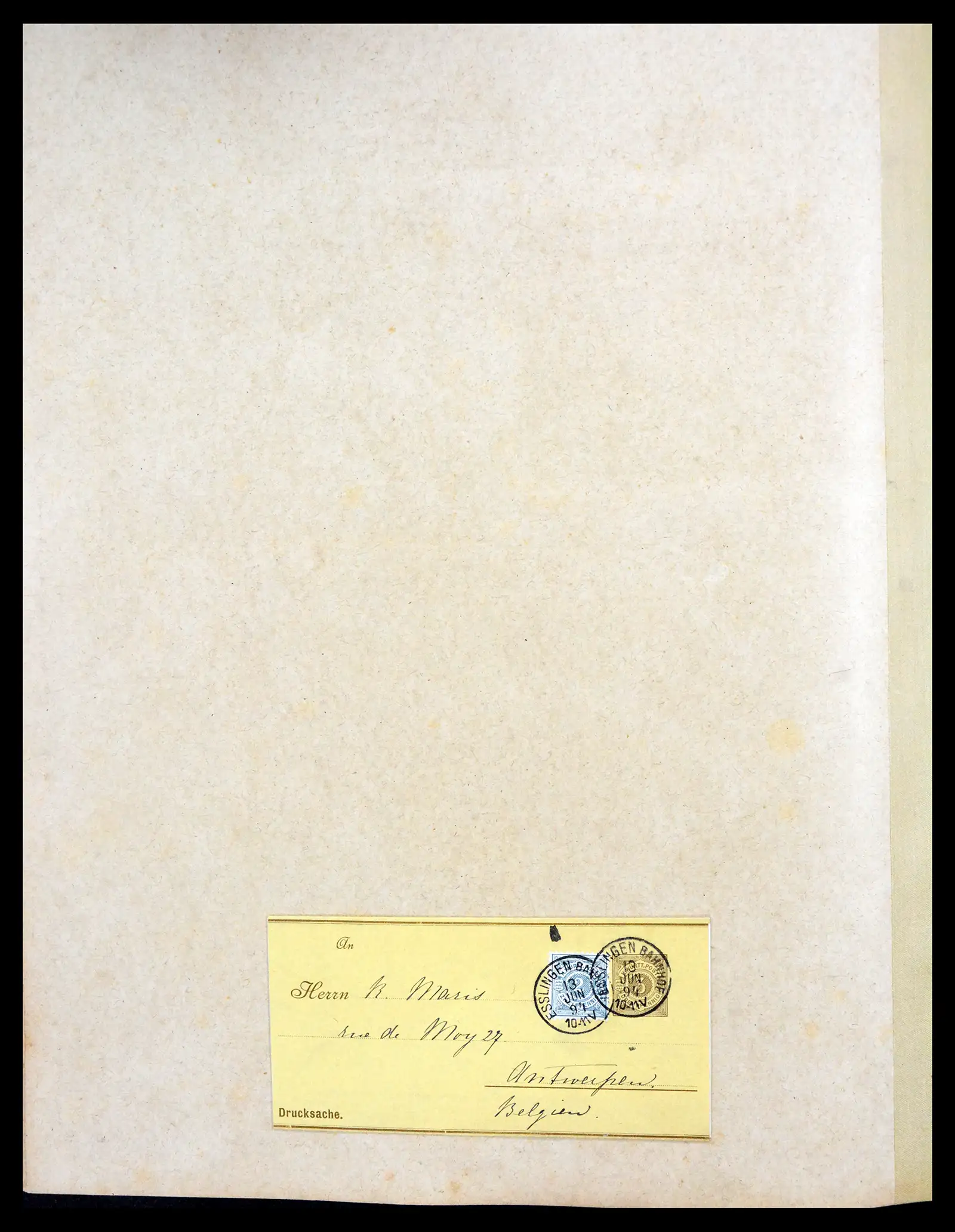 40968 0069 - Stamp collection 40968 Germany postal stationary collection 1846-1919.