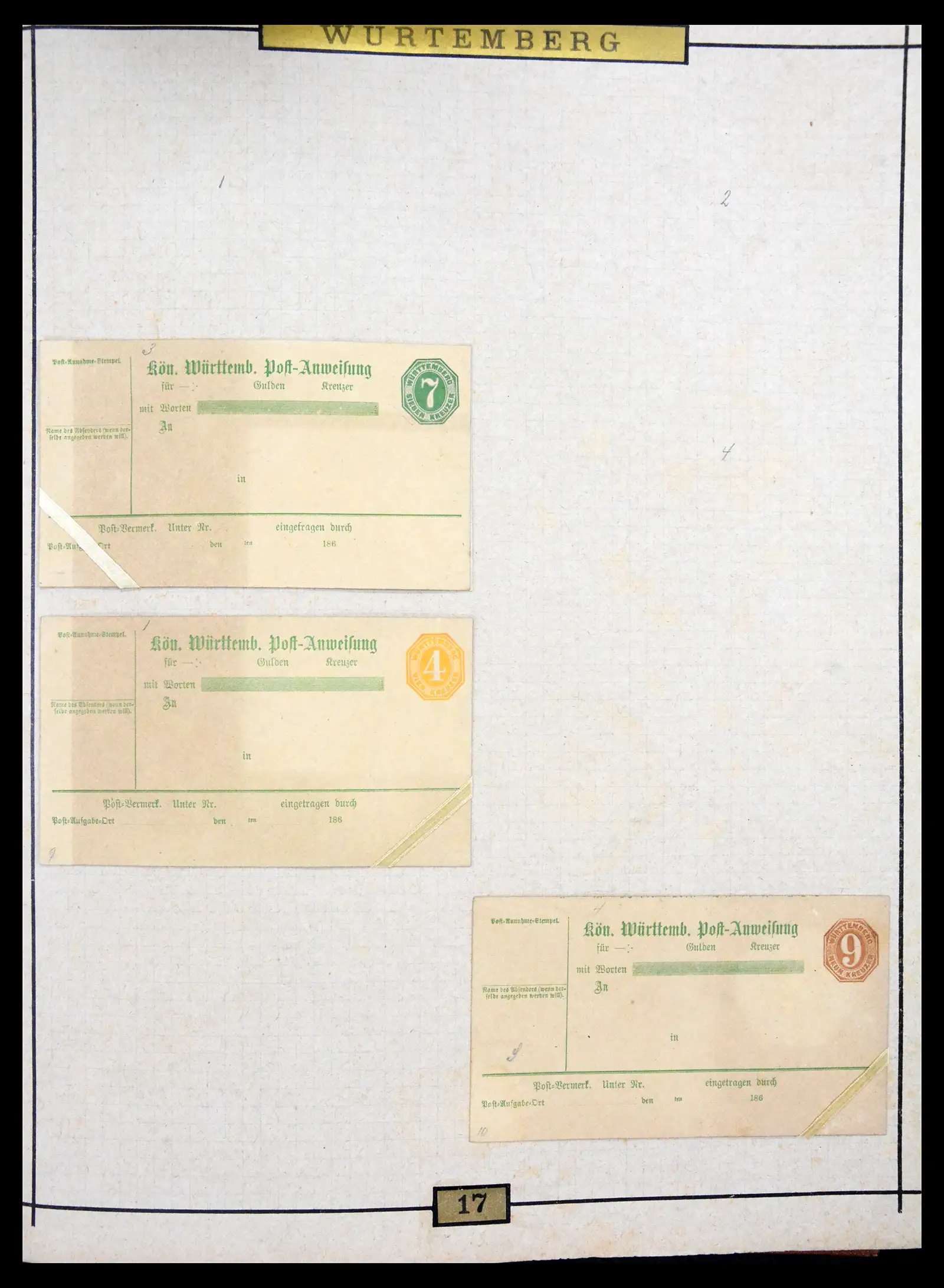 40968 0074 - Stamp collection 40968 Germany postal stationary collection 1846-1919.