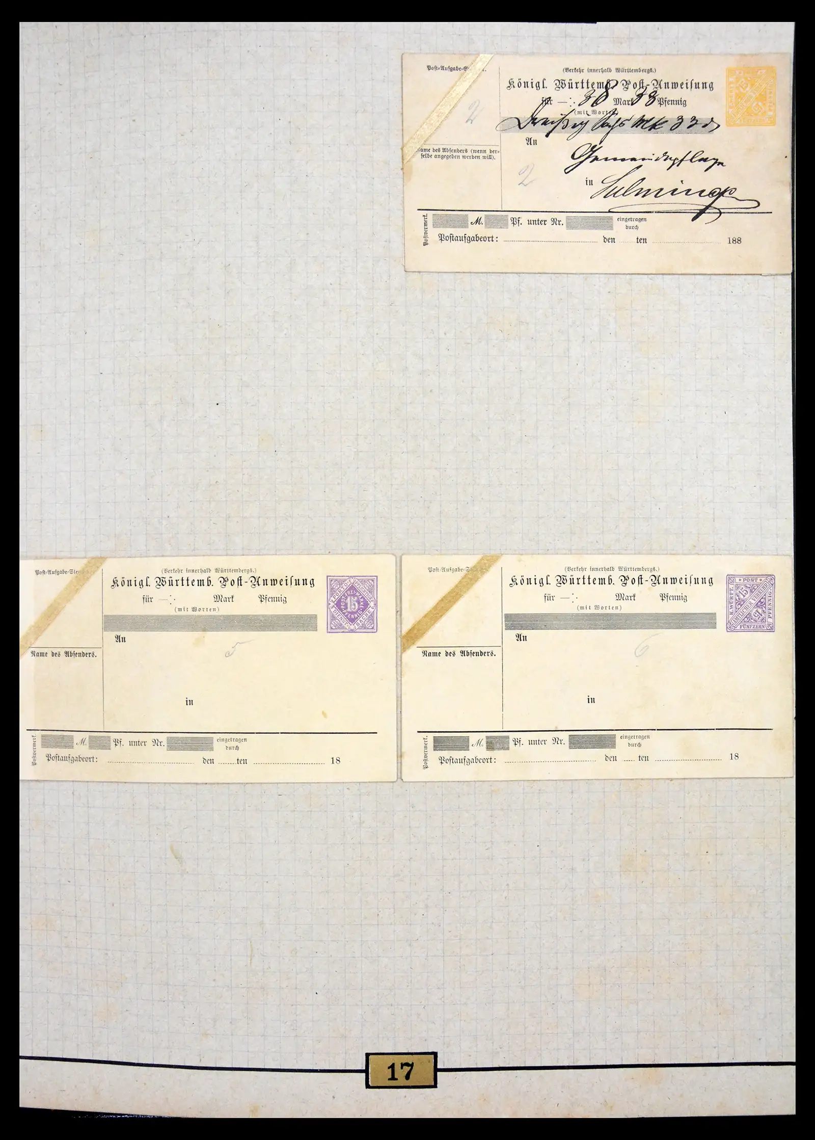 40968 0086 - Stamp collection 40968 Germany postal stationary collection 1846-1919.