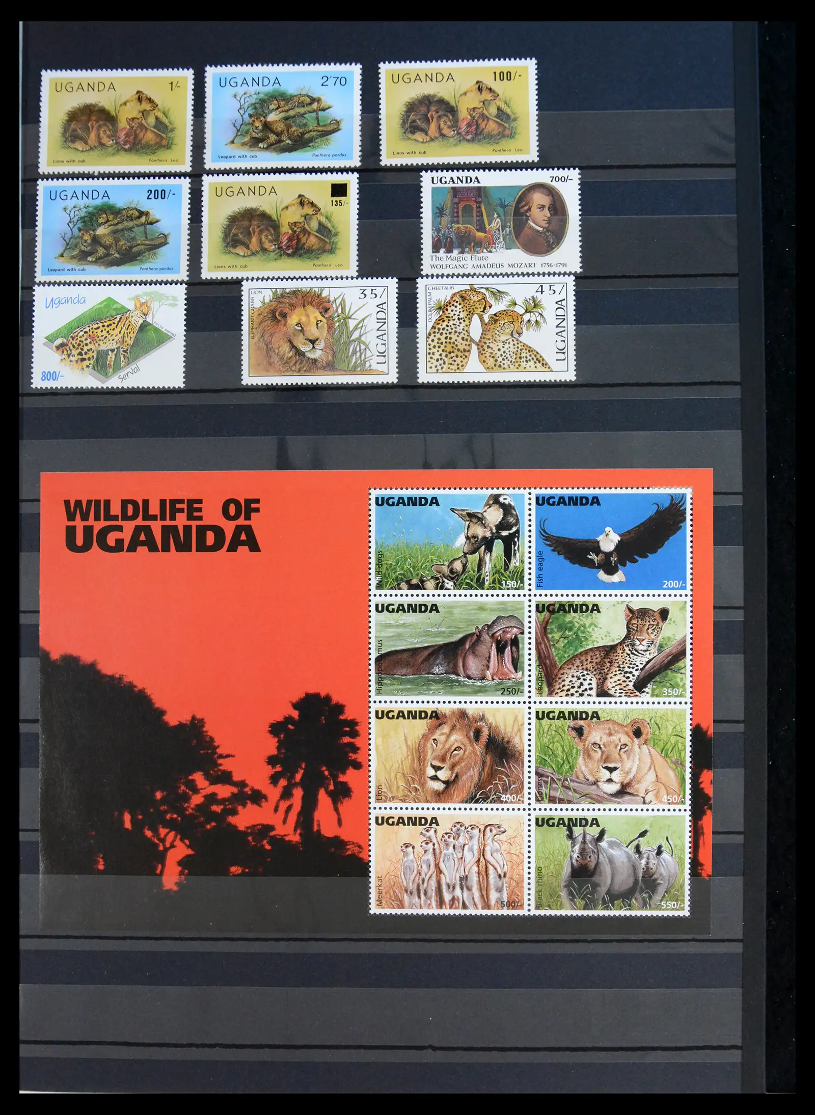 40971 0022 - Stamp collection 40971 Thematics lions/tigers 1870-2010.