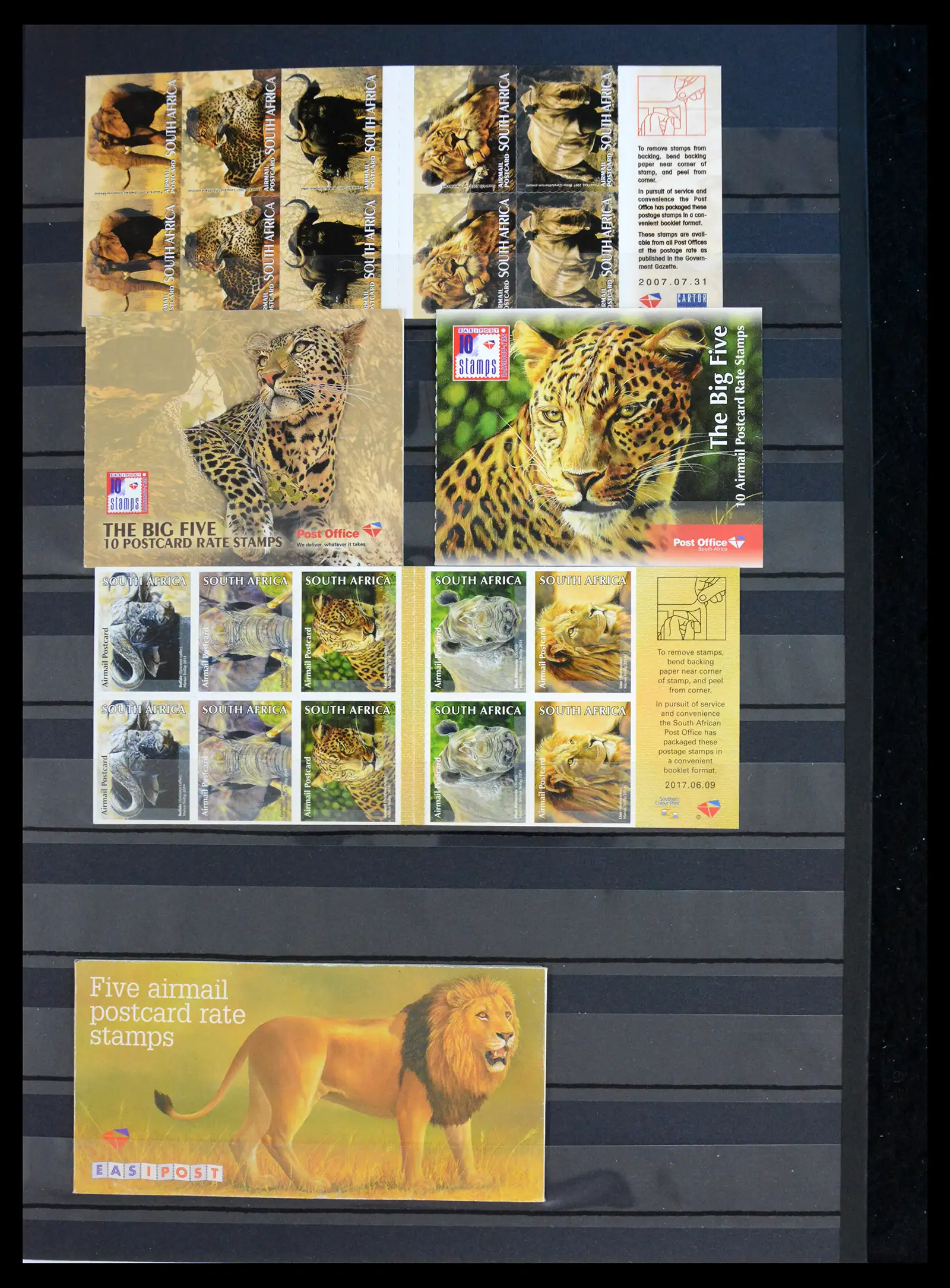 40971 0028 - Stamp collection 40971 Thematics lions/tigers 1870-2010.