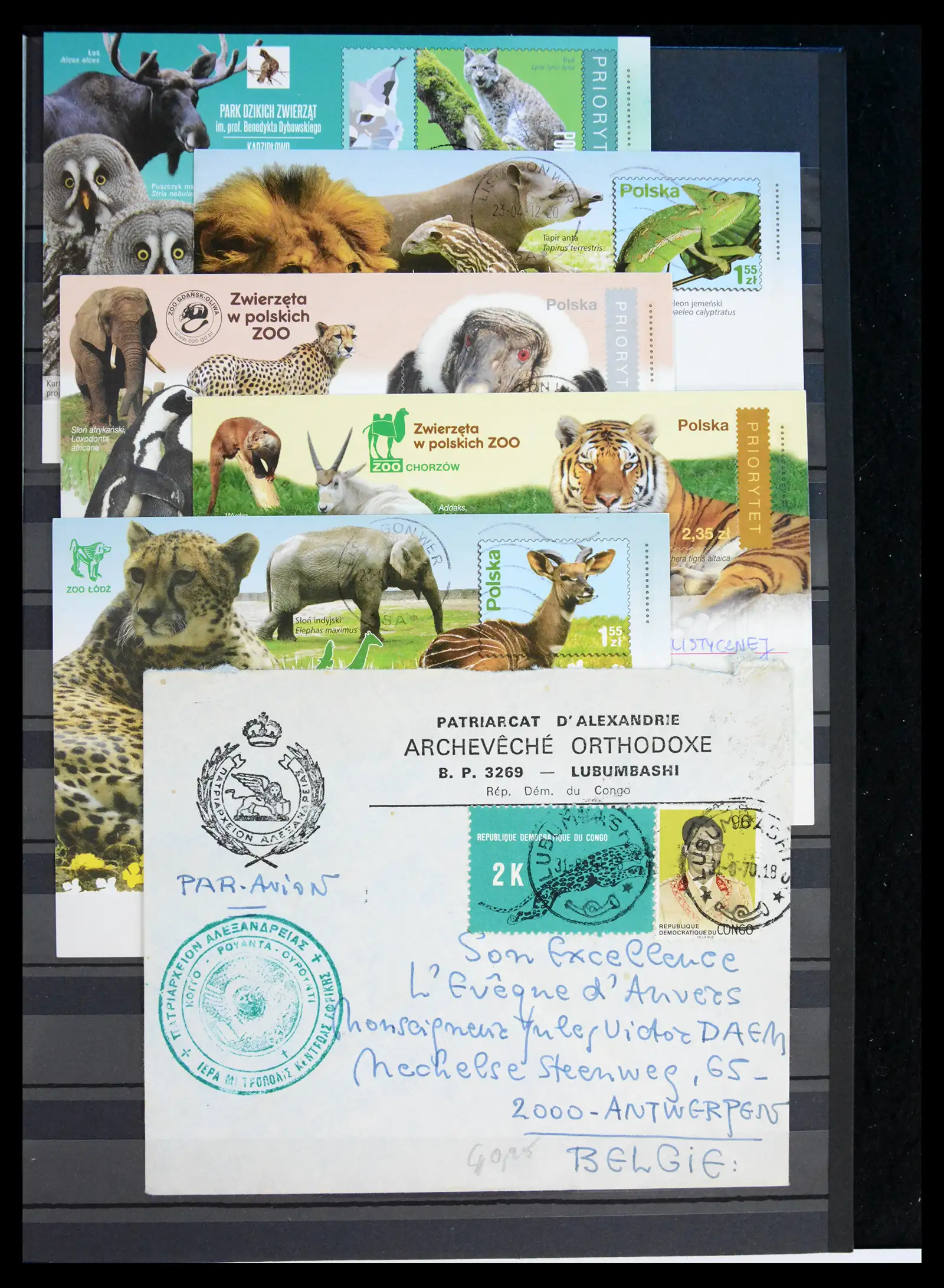 40971 0038 - Stamp collection 40971 Thematics lions/tigers 1870-2010.