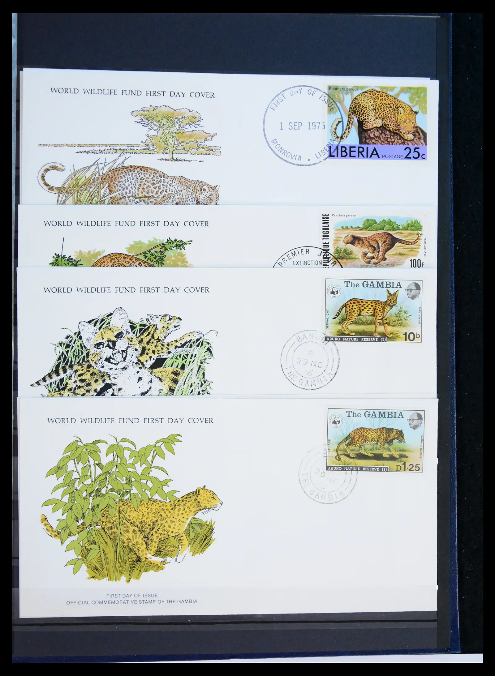 40971 0044 - Stamp collection 40971 Thematics lions/tigers 1870-2010.