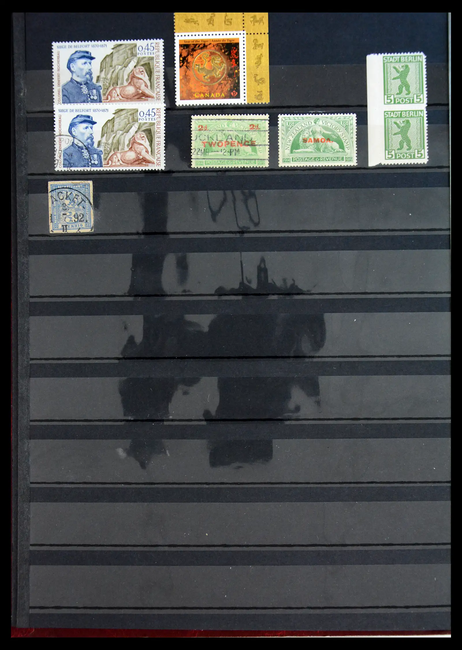 40971 0050 - Stamp collection 40971 Thematics lions/tigers 1870-2010.