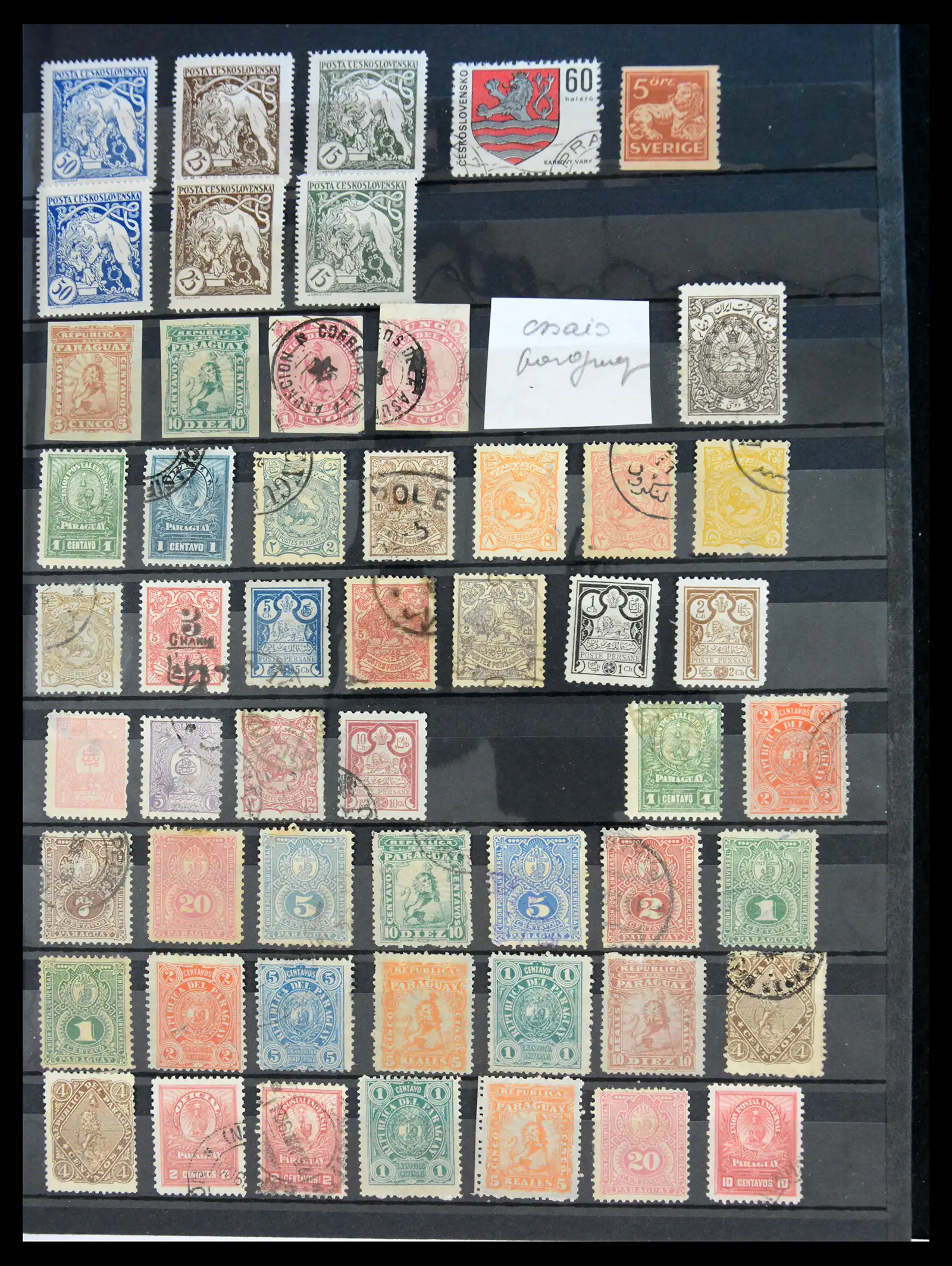40971 0053 - Stamp collection 40971 Thematics lions/tigers 1870-2010.