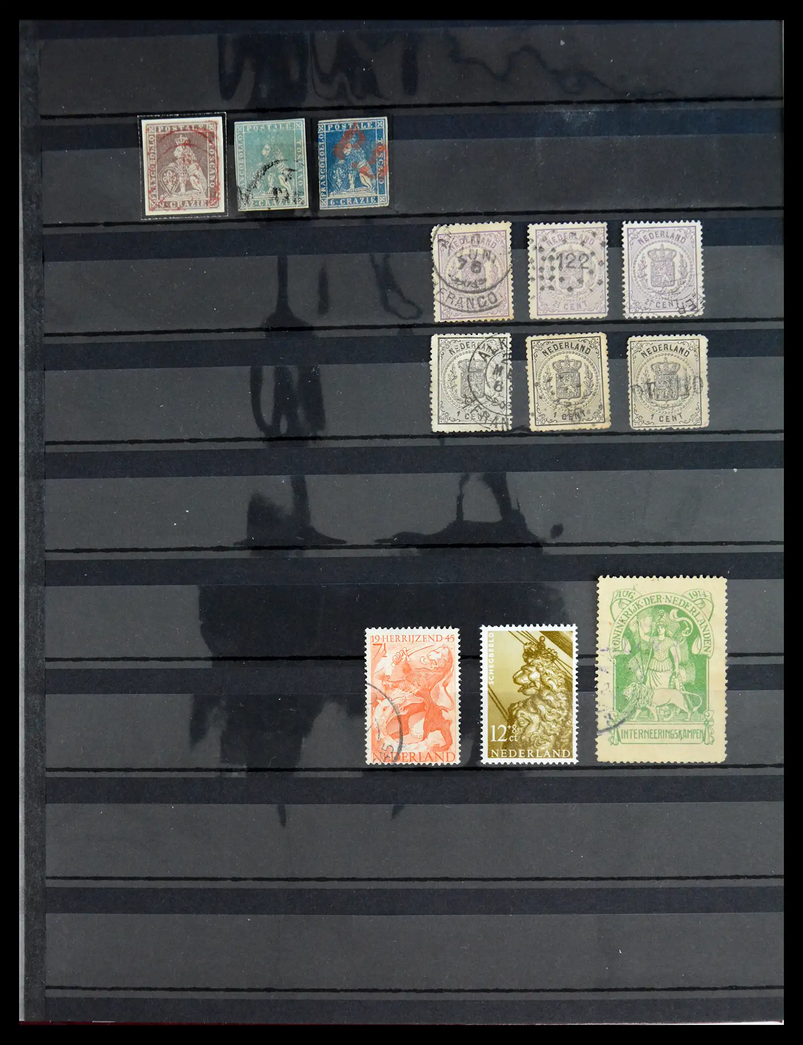 40971 0056 - Stamp collection 40971 Thematics lions/tigers 1870-2010.