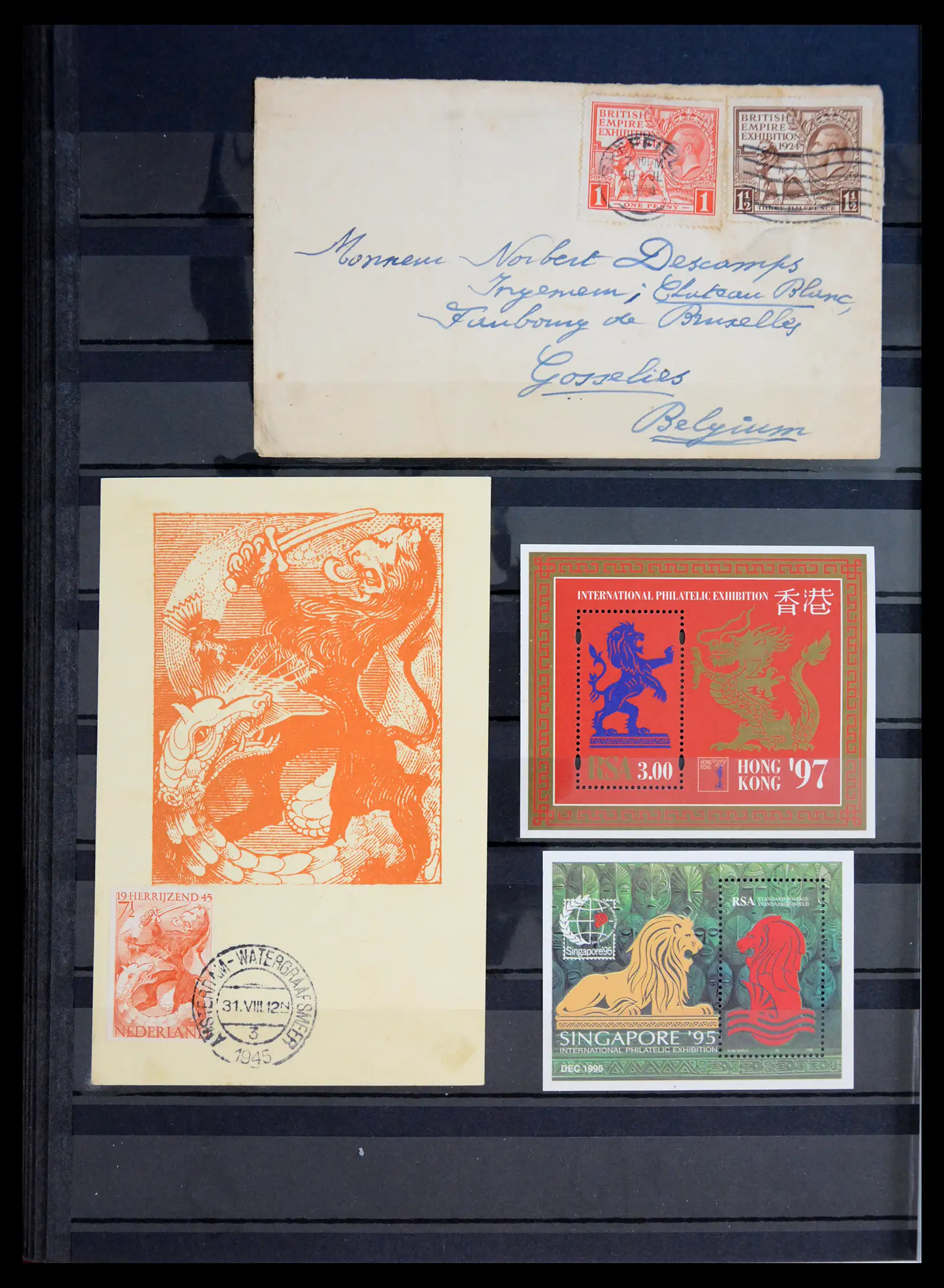 40971 0070 - Stamp collection 40971 Thematics lions/tigers 1870-2010.