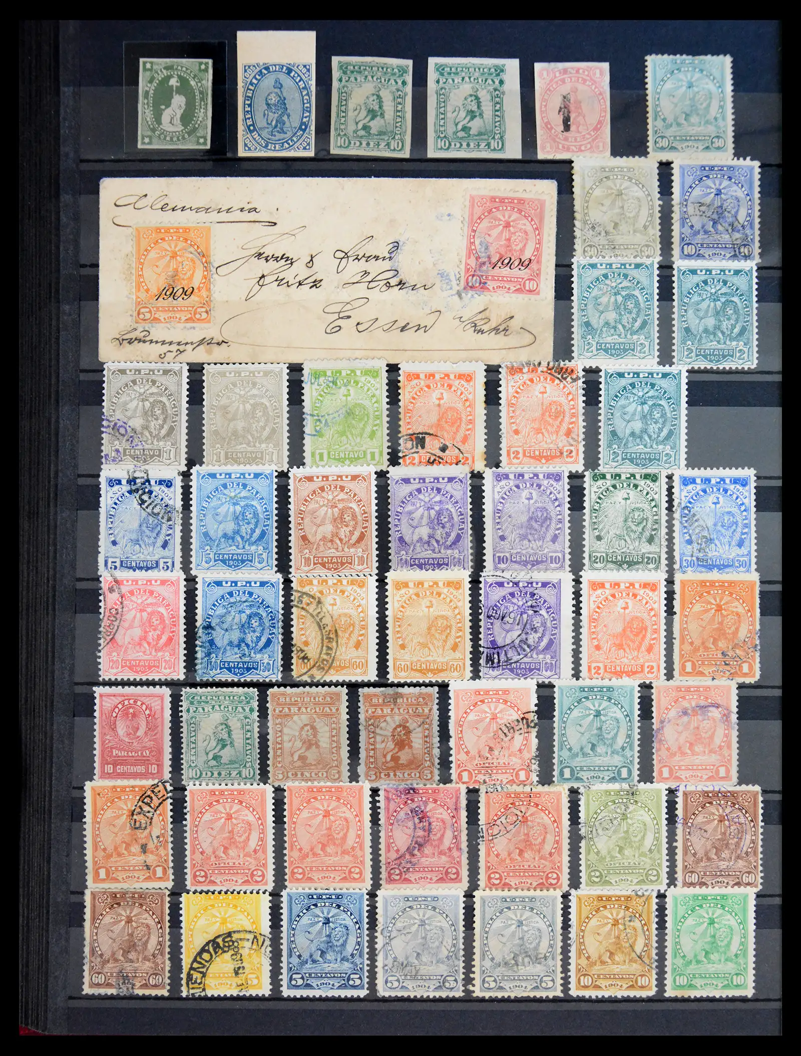 40971 0072 - Stamp collection 40971 Thematics lions/tigers 1870-2010.