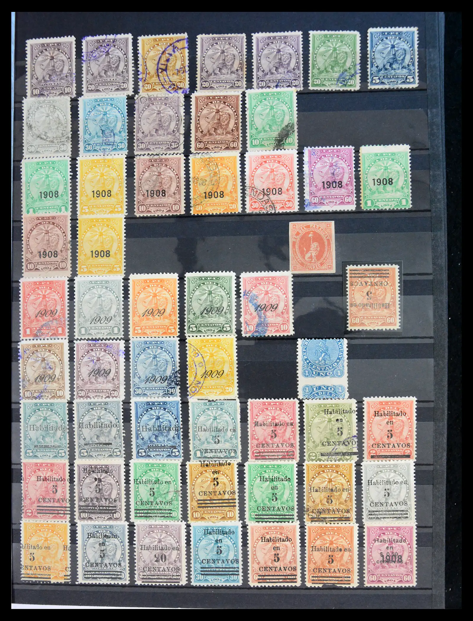 40971 0073 - Stamp collection 40971 Thematics lions/tigers 1870-2010.