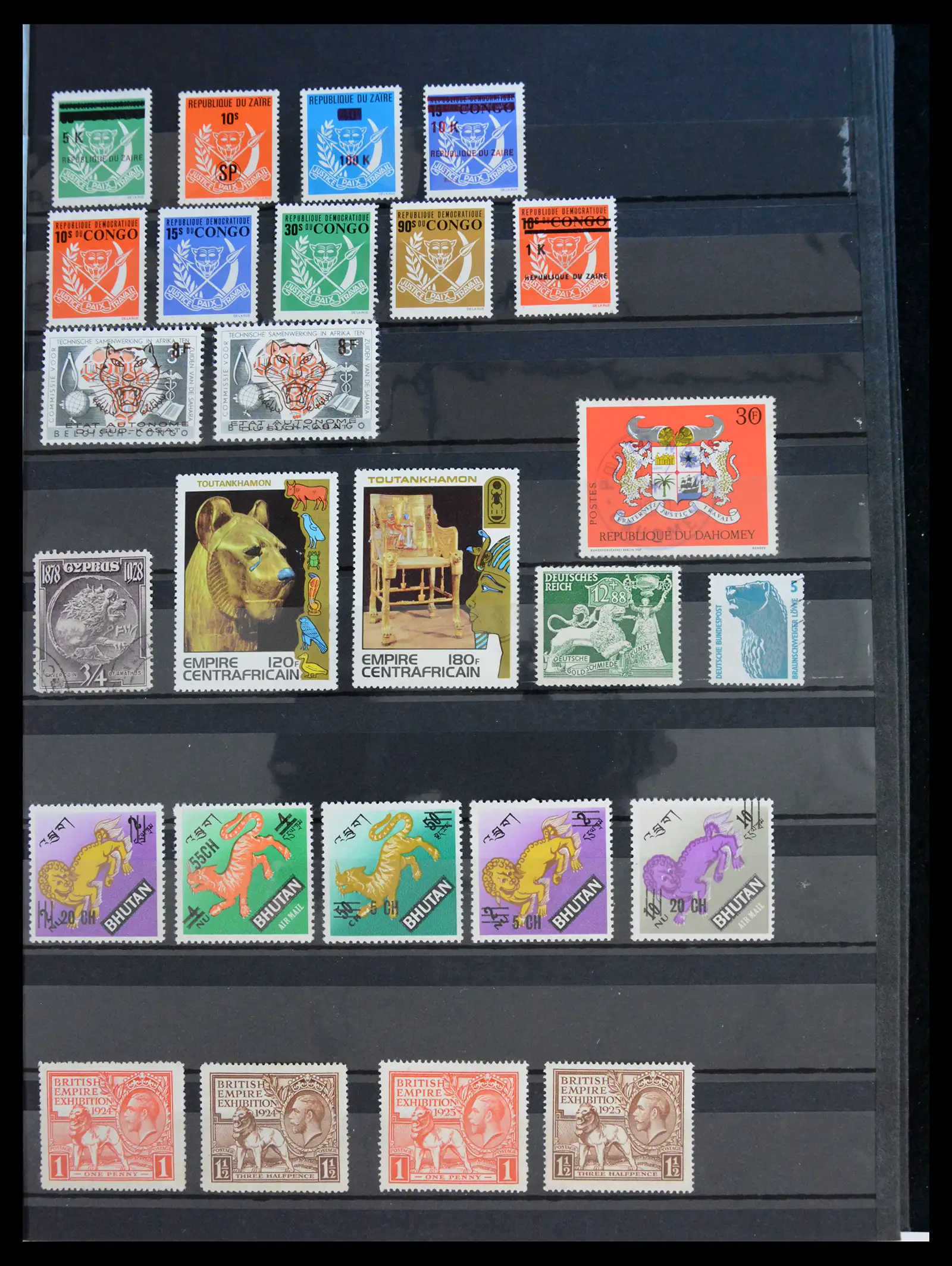 40971 0075 - Stamp collection 40971 Thematics lions/tigers 1870-2010.