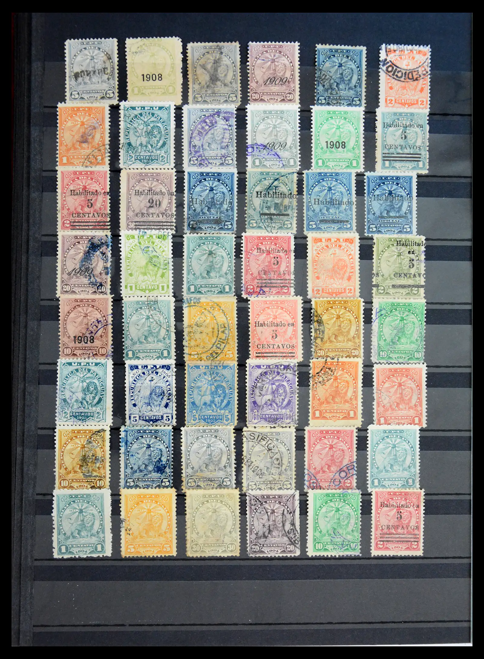 40971 0080 - Stamp collection 40971 Thematics lions/tigers 1870-2010.