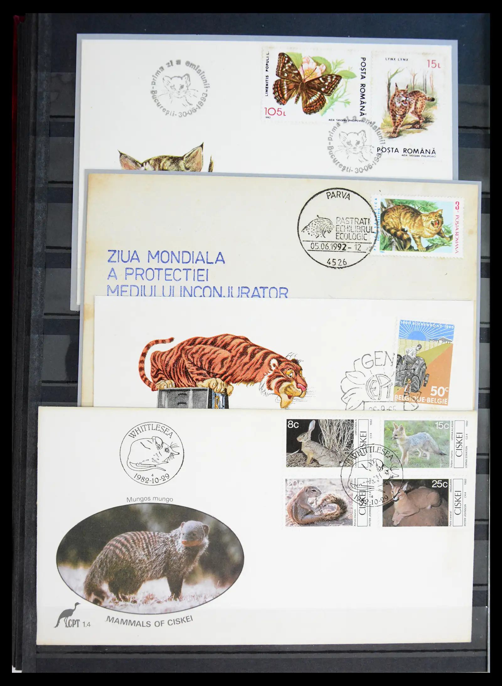 40971 0086 - Stamp collection 40971 Thematics lions/tigers 1870-2010.