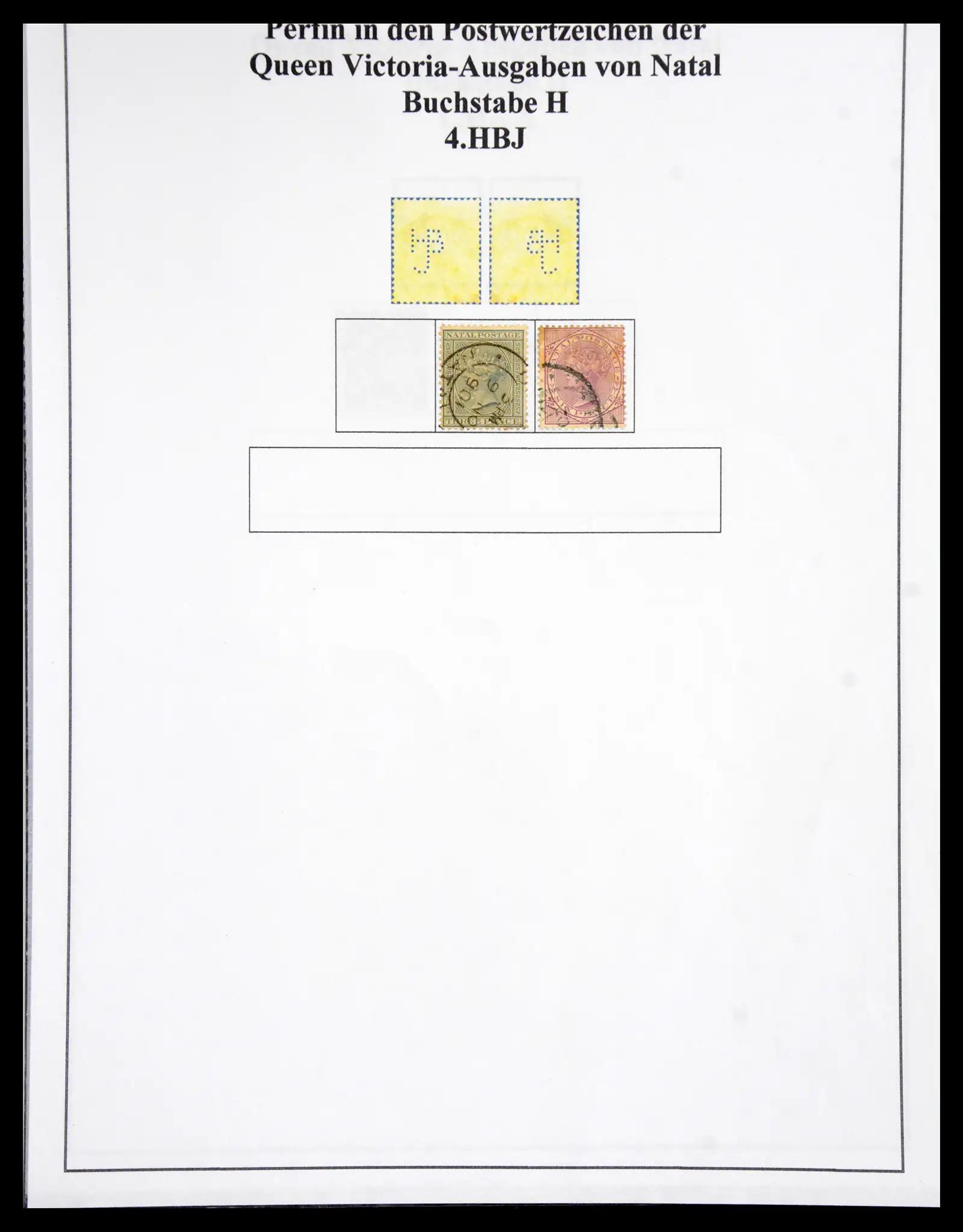 40991 0033 - Stamp collection 40991 Malaysia perfins/cancellations 1880-1910.