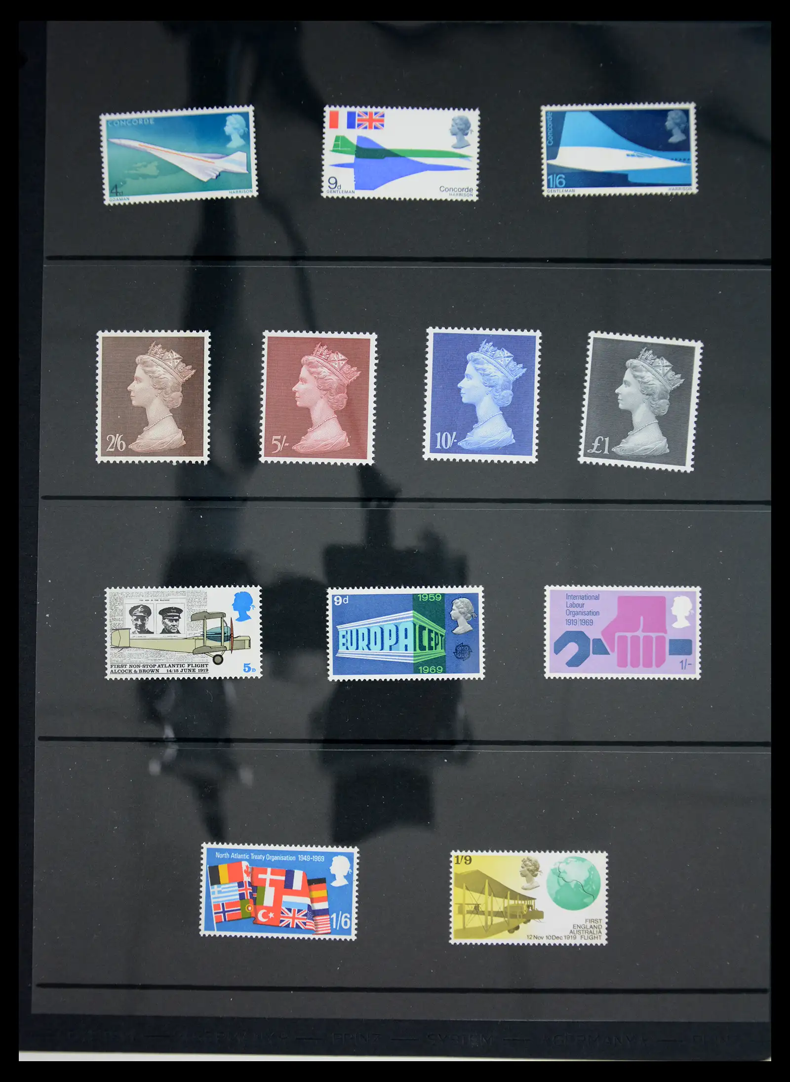 41010 0021 - Postzegelverzameling 41010 Engeland 1912-1970.