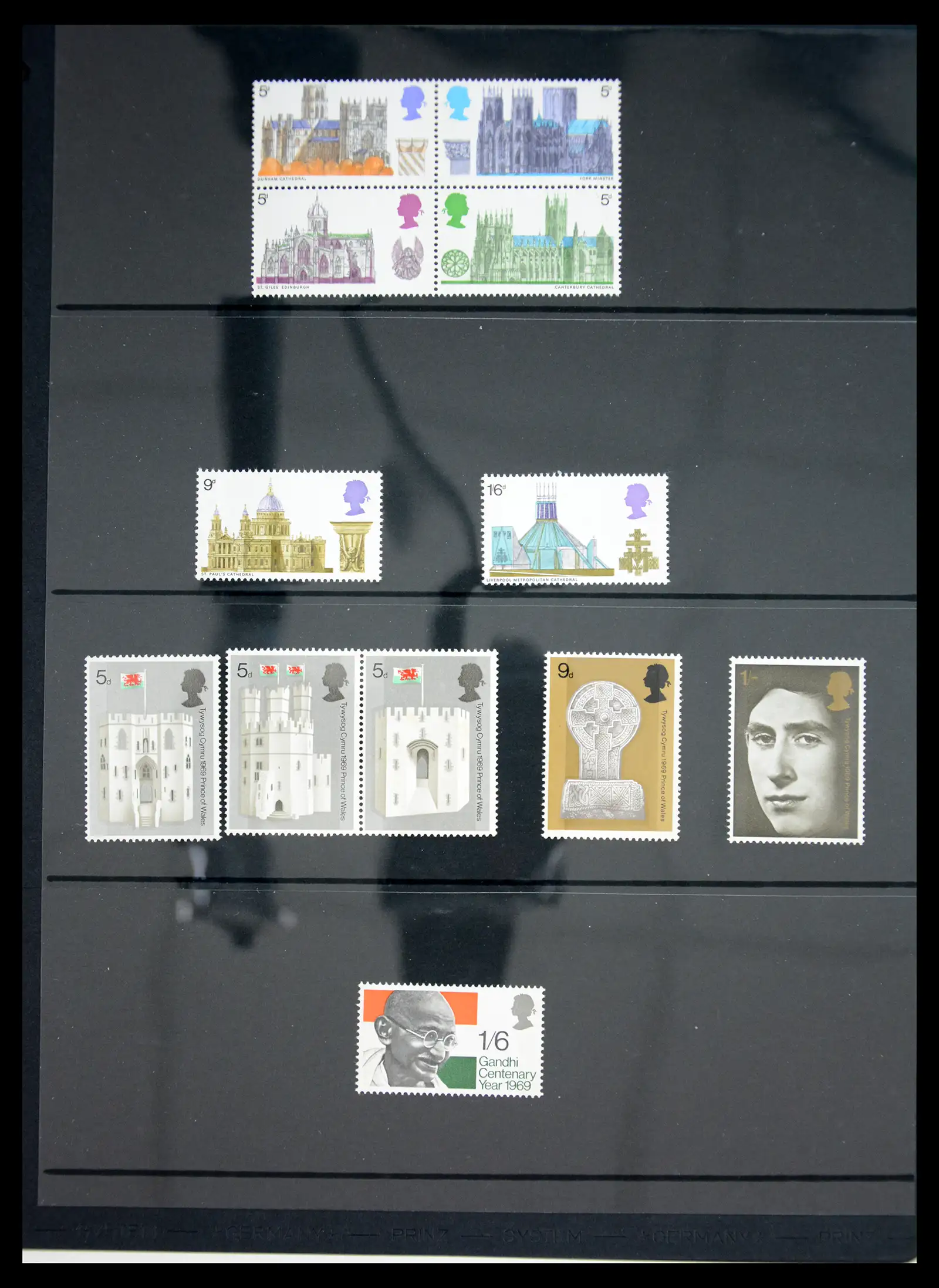 41010 0022 - Postzegelverzameling 41010 Engeland 1912-1970.
