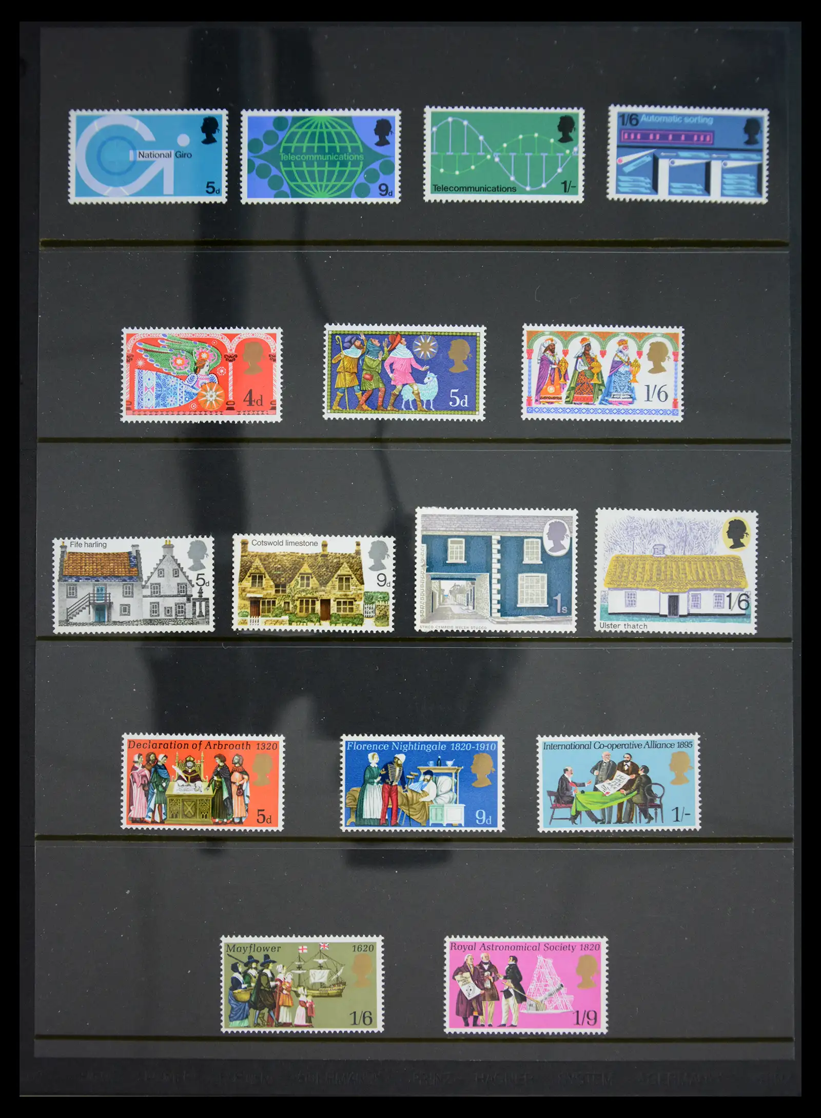 41010 0023 - Postzegelverzameling 41010 Engeland 1912-1970.