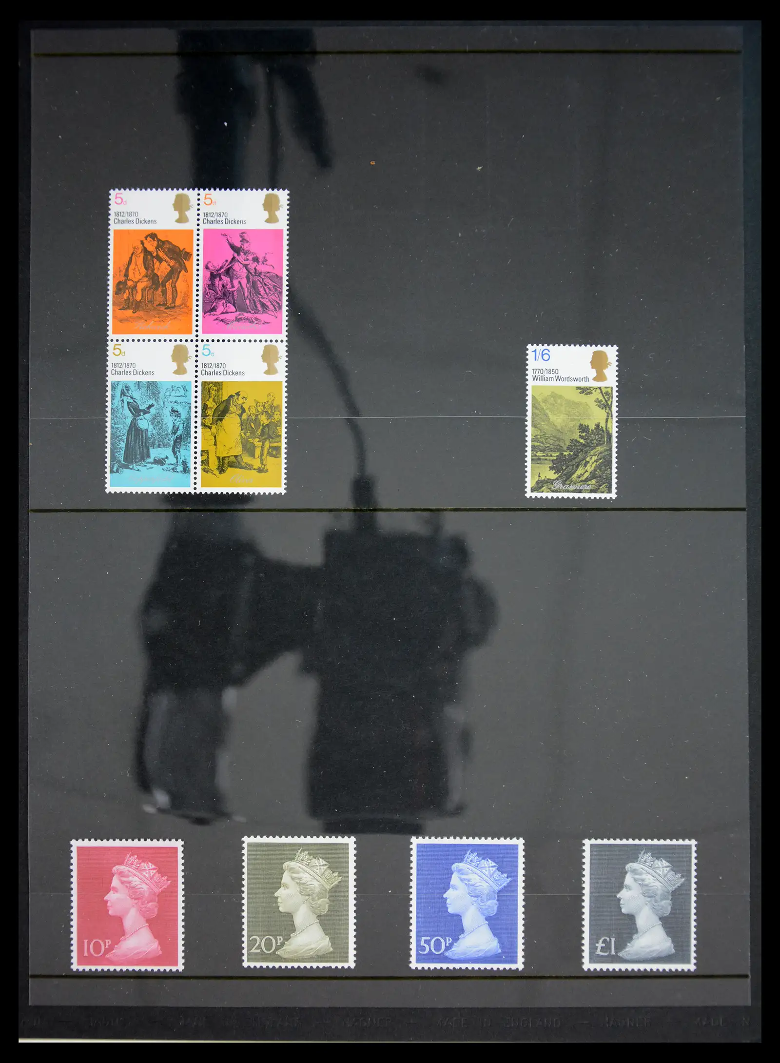 41010 0024 - Postzegelverzameling 41010 Engeland 1912-1970.
