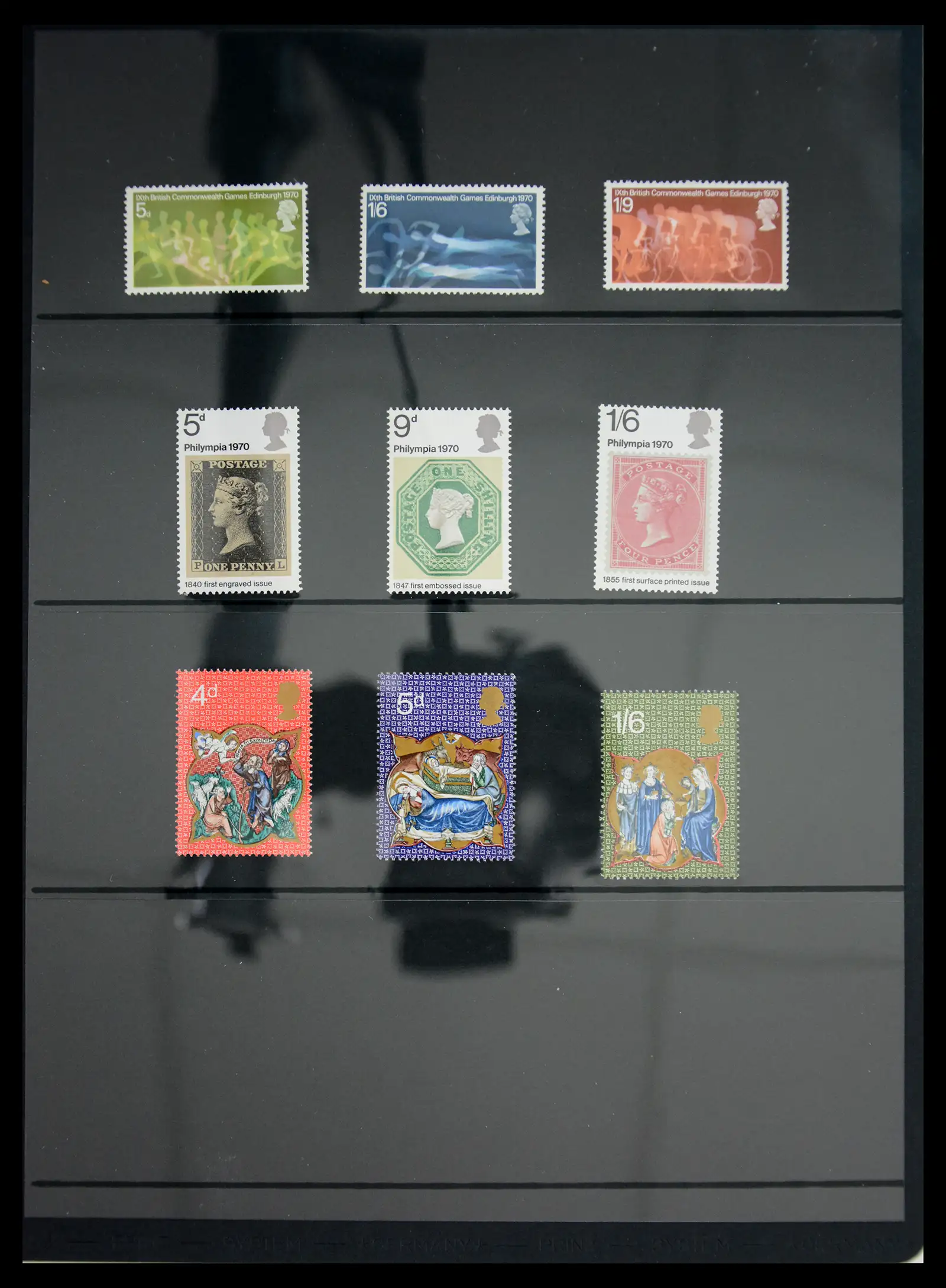 41010 0025 - Postzegelverzameling 41010 Engeland 1912-1970.