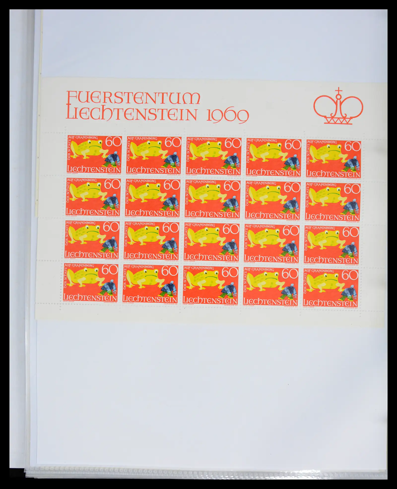 41013 0026 - Stamp collection 41013 Liechtenstein kleinbogen 1950-1984.