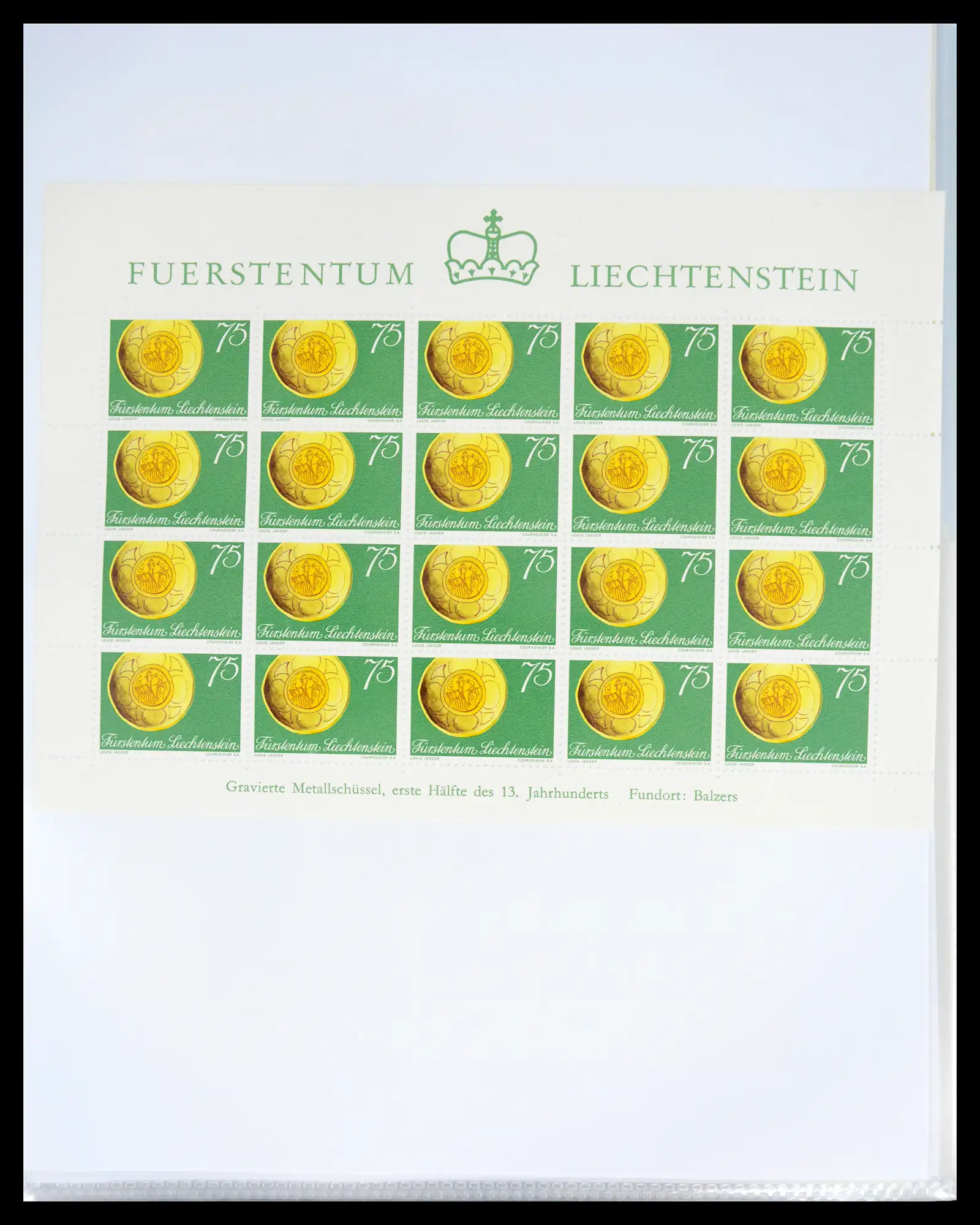 41013 0037 - Stamp collection 41013 Liechtenstein kleinbogen 1950-1984.