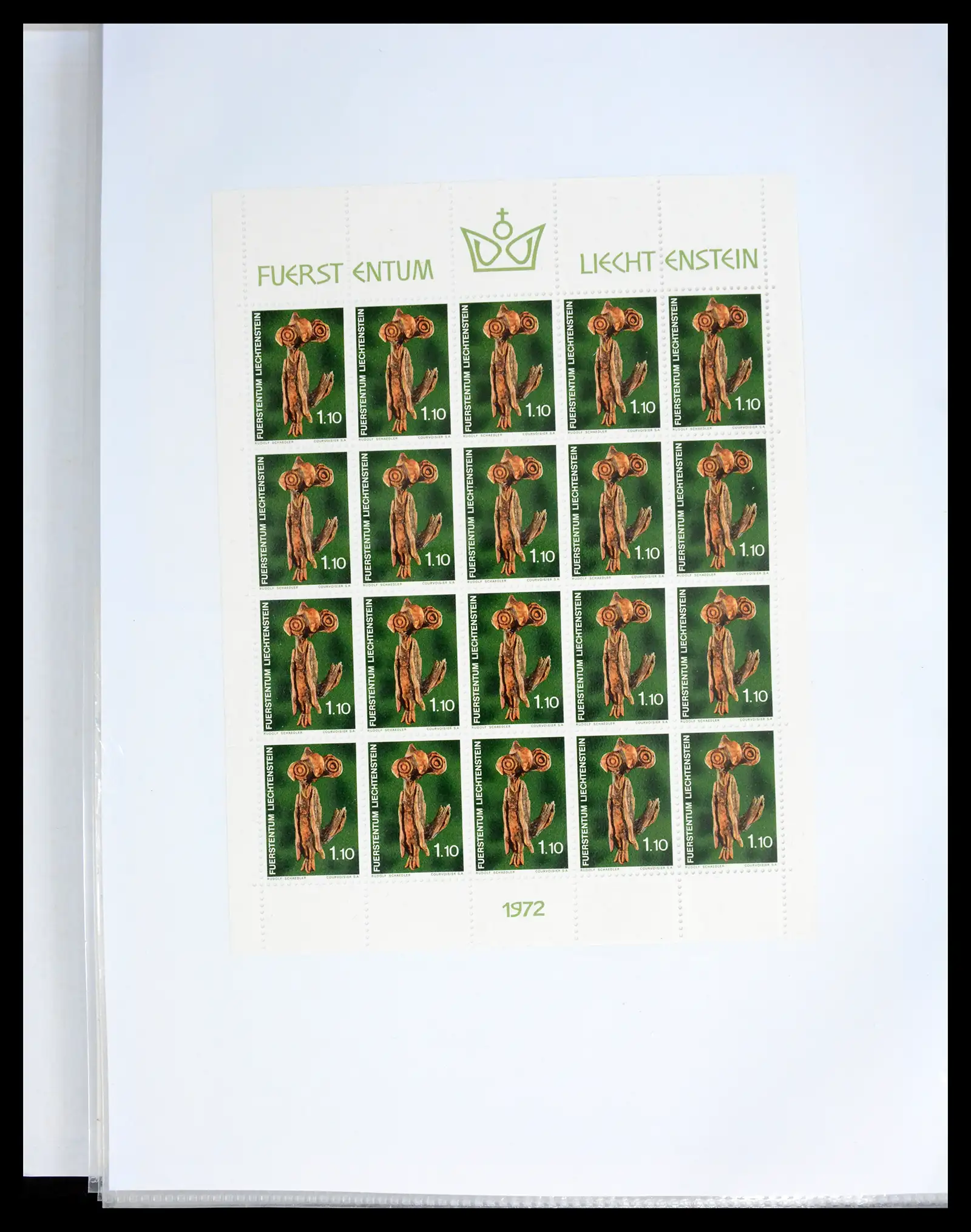 41013 0052 - Stamp collection 41013 Liechtenstein kleinbogen 1950-1984.