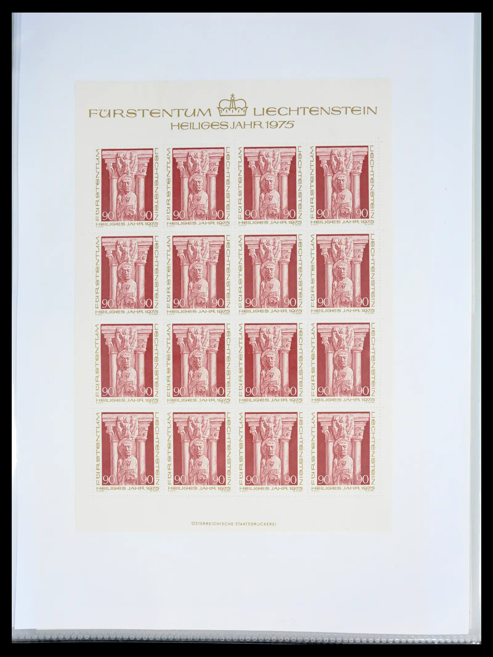 41013 0087 - Stamp collection 41013 Liechtenstein kleinbogen 1950-1984.