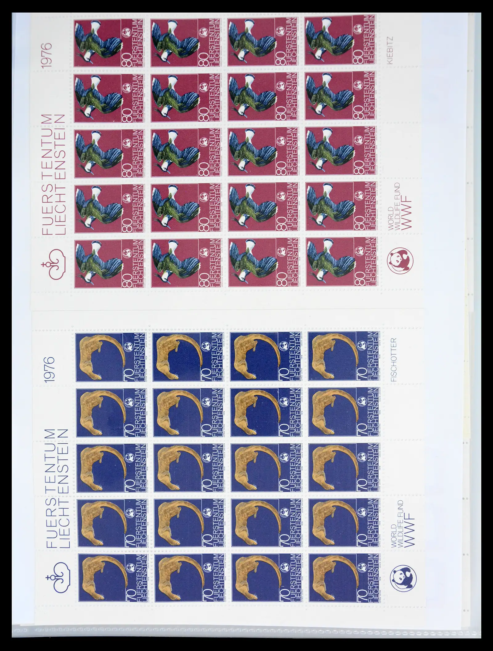 41013 0089 - Stamp collection 41013 Liechtenstein kleinbogen 1950-1984.