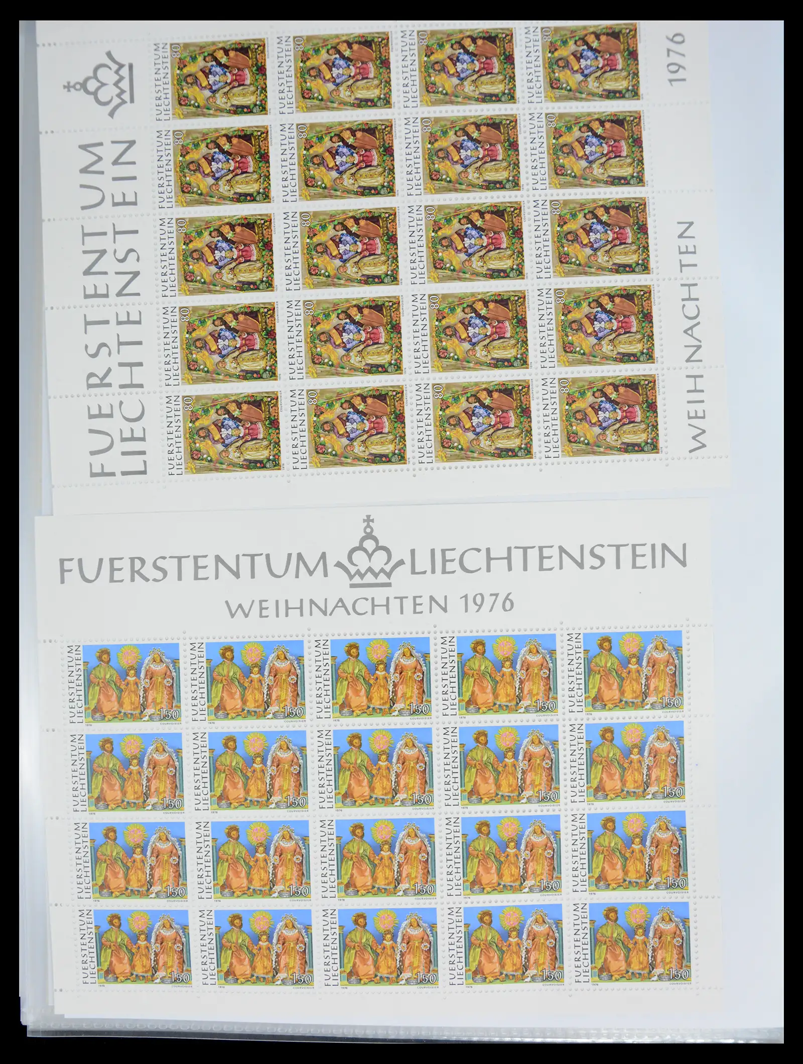 41013 0096 - Stamp collection 41013 Liechtenstein kleinbogen 1950-1984.