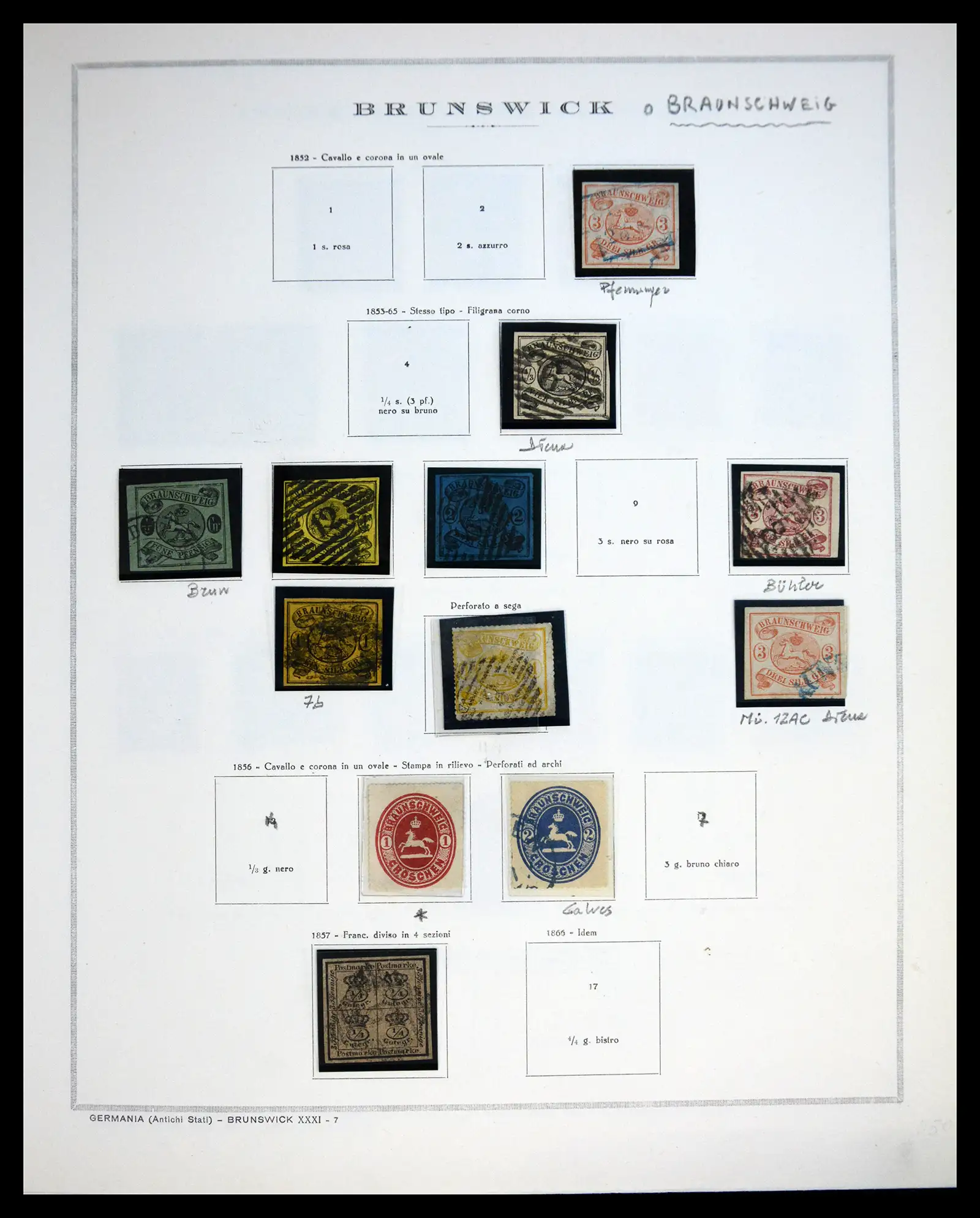 41020 0022 - Stamp collection 41020 Germany States 1849-1920.