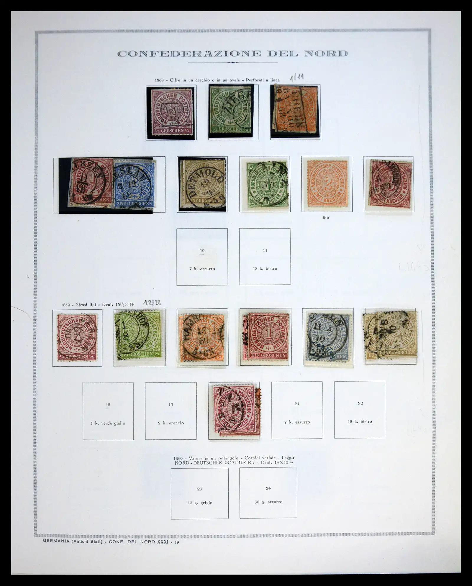 41020 0023 - Stamp collection 41020 Germany States 1849-1920.