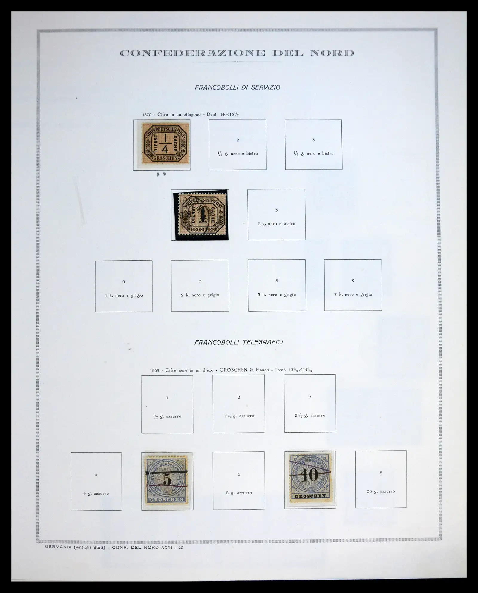 41020 0024 - Stamp collection 41020 Germany States 1849-1920.