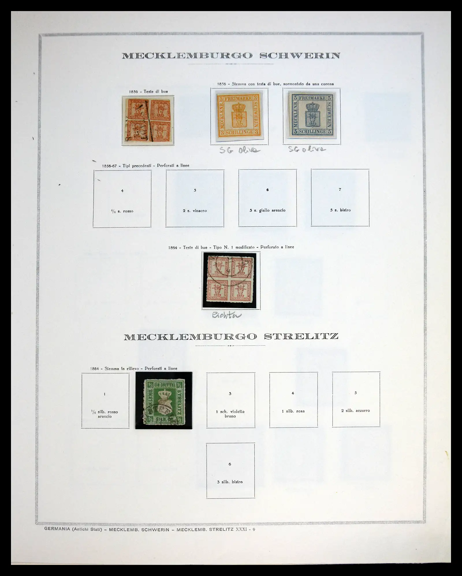 41020 0029 - Stamp collection 41020 Germany States 1849-1920.