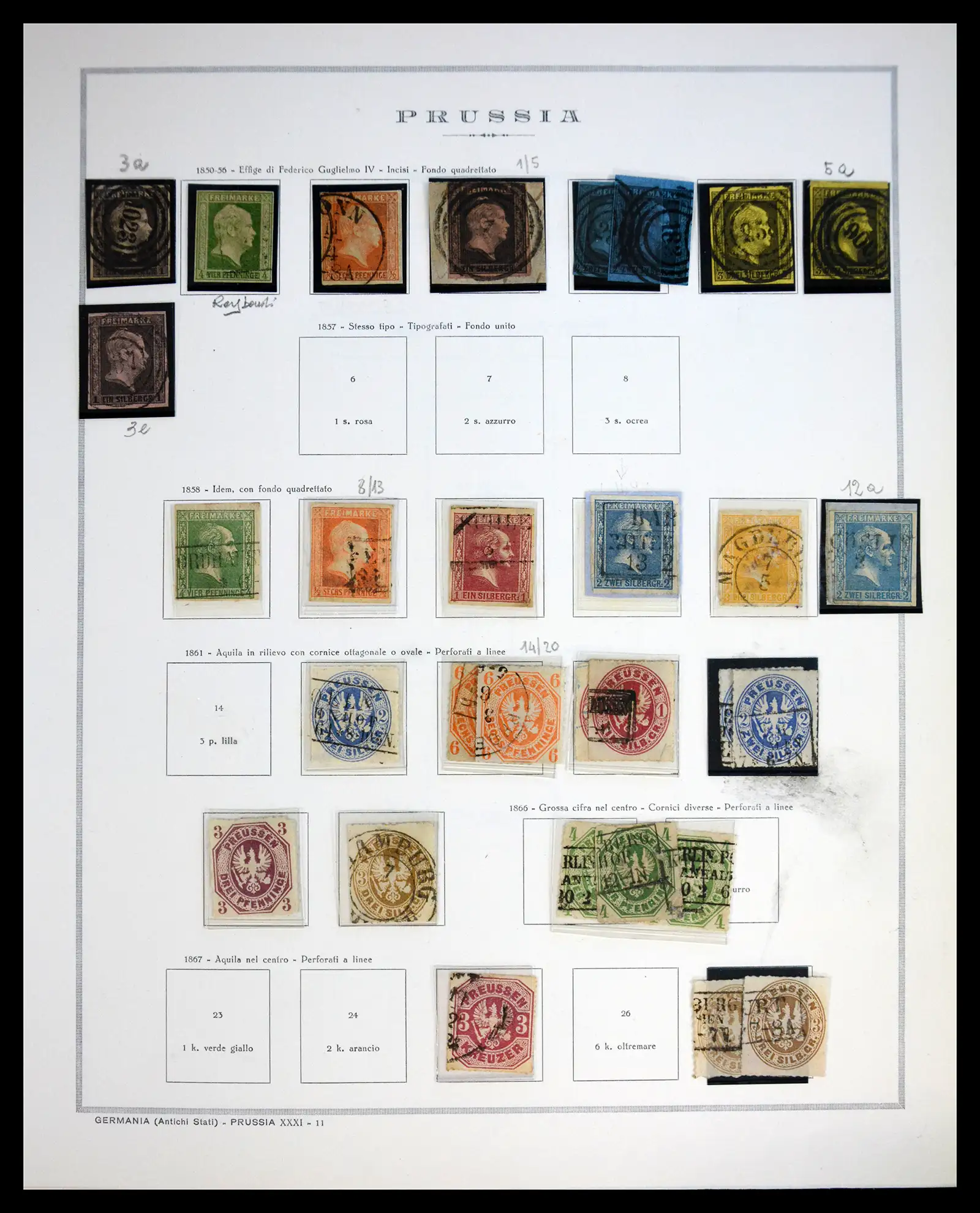 41020 0031 - Stamp collection 41020 Germany States 1849-1920.
