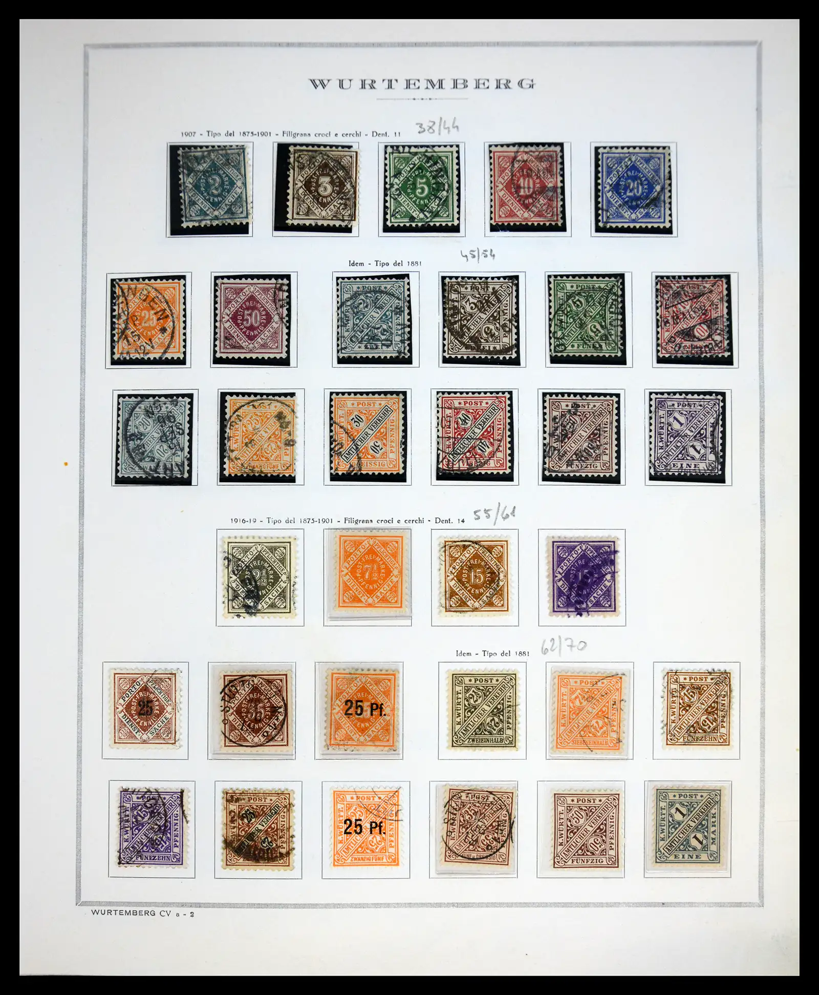 41020 0039 - Stamp collection 41020 Germany States 1849-1920.