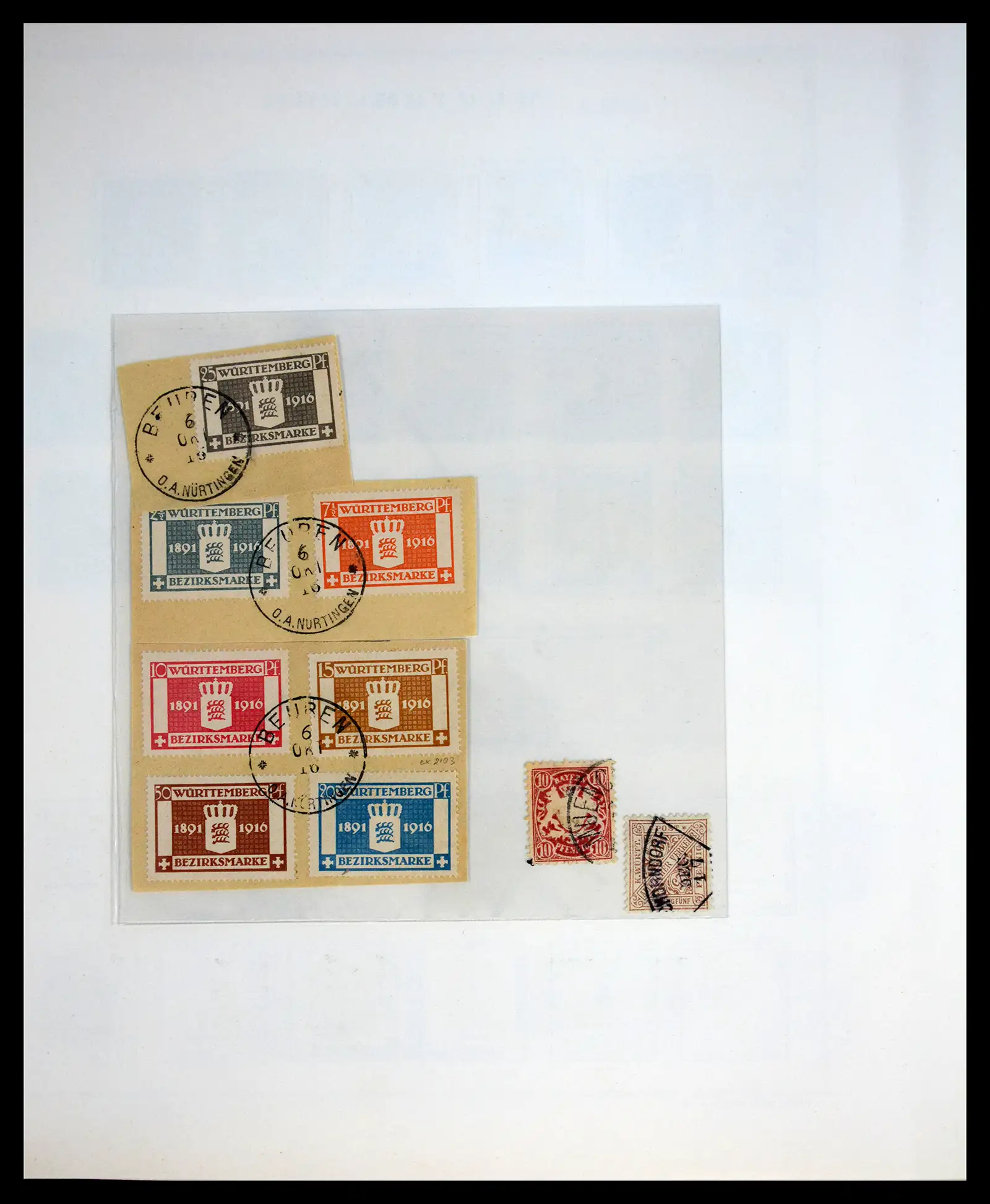 41020 0040 - Stamp collection 41020 Germany States 1849-1920.