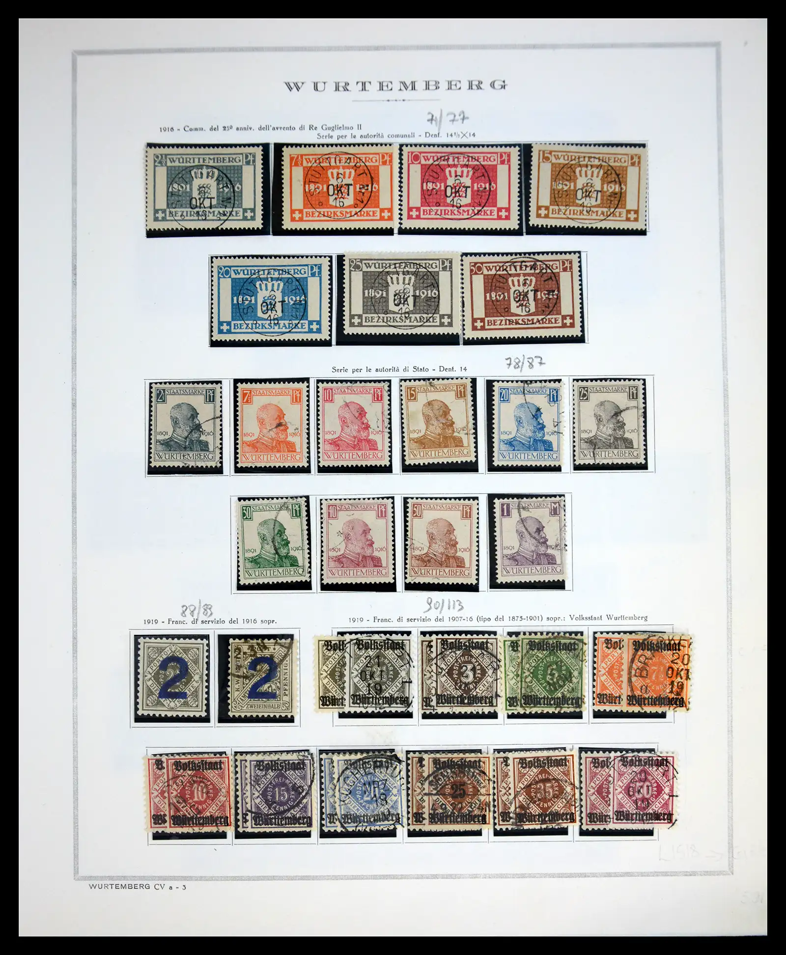 41020 0041 - Stamp collection 41020 Germany States 1849-1920.
