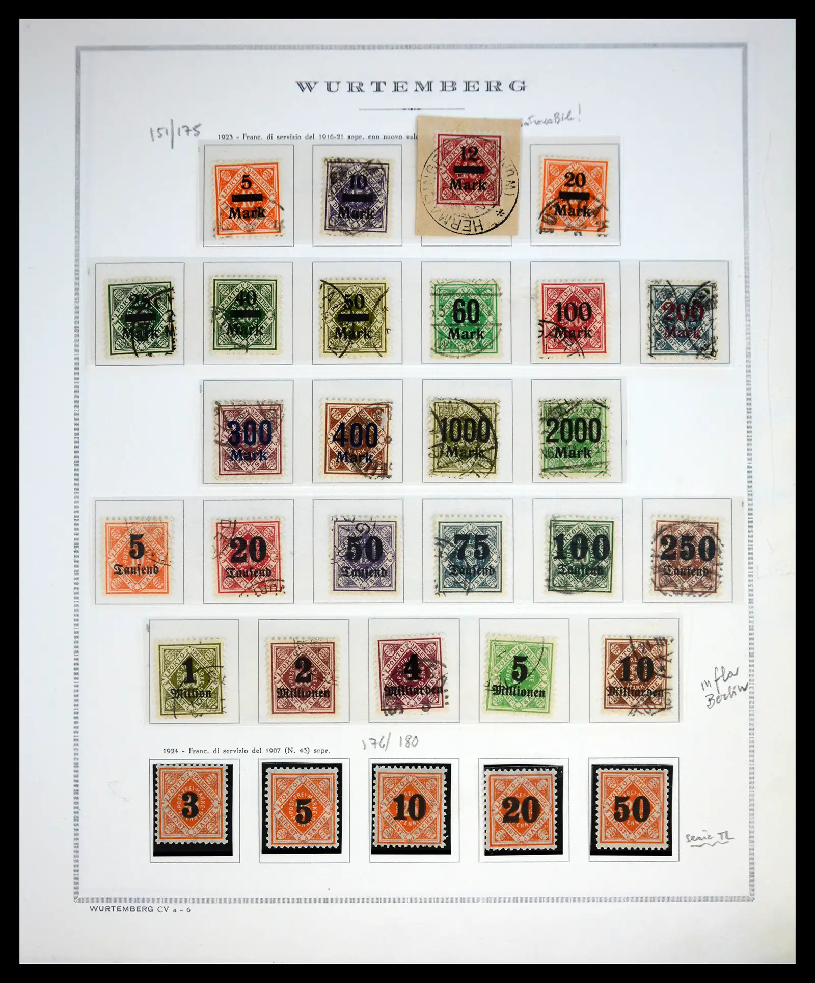 41020 0044 - Stamp collection 41020 Germany States 1849-1920.