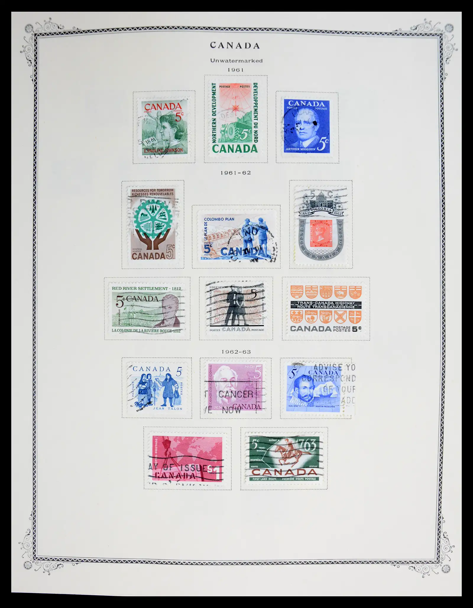 41030 0021 - Stamp collection 41030 Canada 1851-1992.