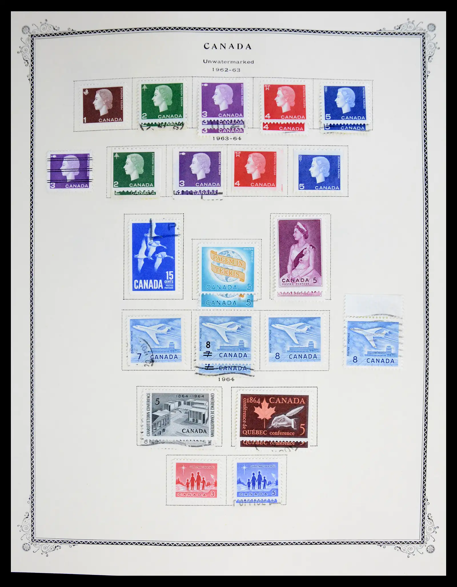 41030 0022 - Stamp collection 41030 Canada 1851-1992.