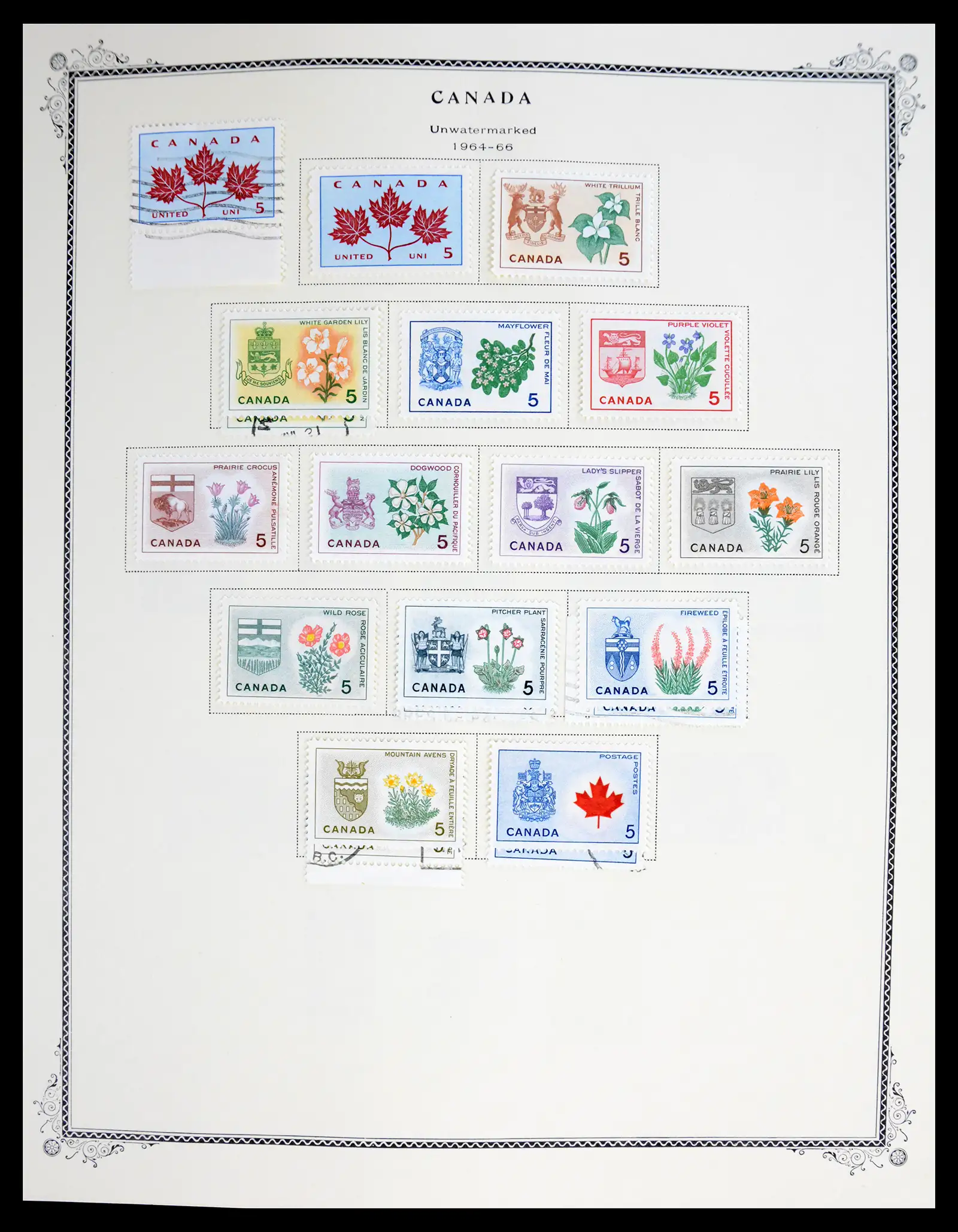 41030 0023 - Stamp collection 41030 Canada 1851-1992.