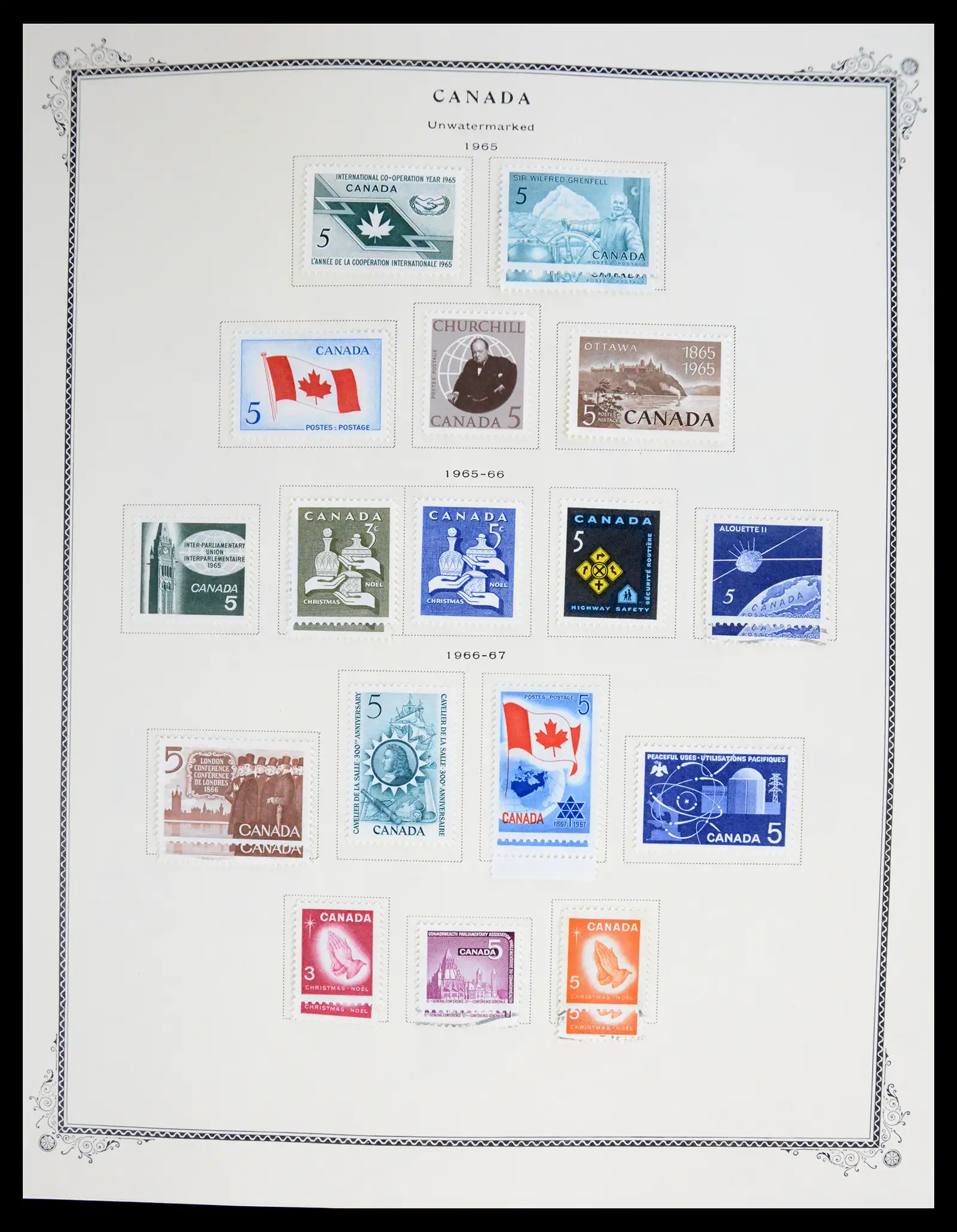 41030 0024 - Stamp collection 41030 Canada 1851-1992.
